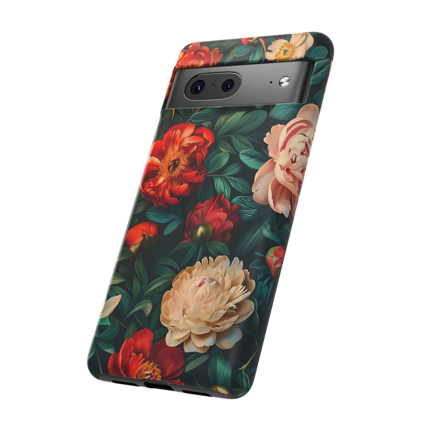 Floral Phone Case - Tough Cases, Vibrant Protection, Gift for Her, Cute Floral Design, Trendy Accessory, Perfect for Spring