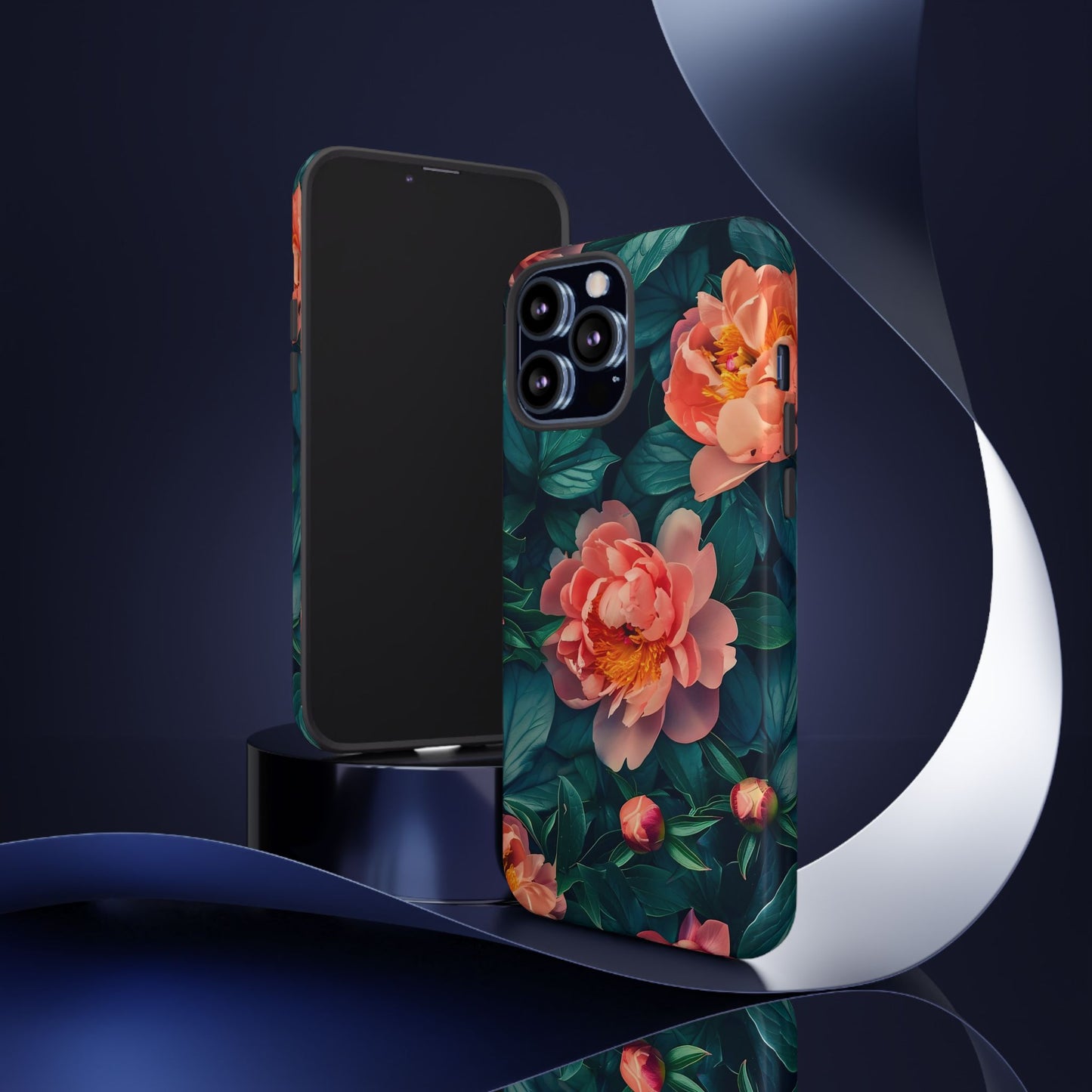 Floral Phone Case - Tough Cases, Flower Design, Botanical Art, Phone Accessory, Gift for Her, Nature Lovers