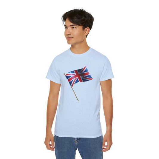 Unisex Ultra Cotton Tee - Union Jack: Iconic UK Flag