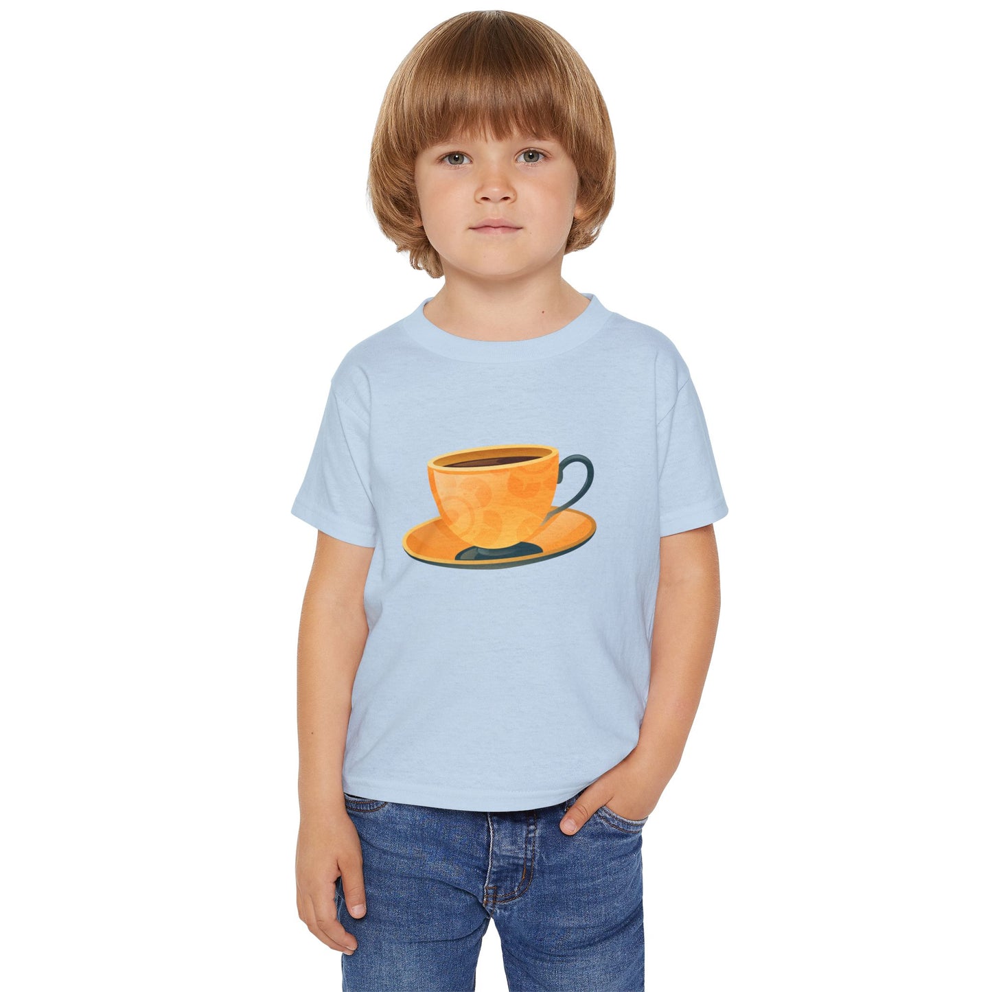 Cute Coffee Cup Toddler T-Shirt - Perfect for Little Caffeine Lovers