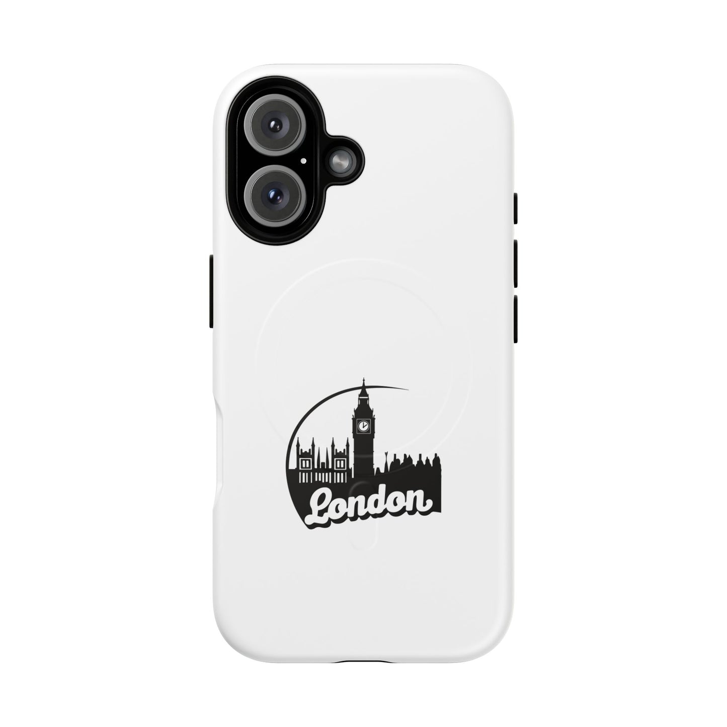 Stylish Tough Magnetic Phone Case with London Skyline, Unique Design, Perfect Gift for Travelers, Phone Protection, Customizable Accessories