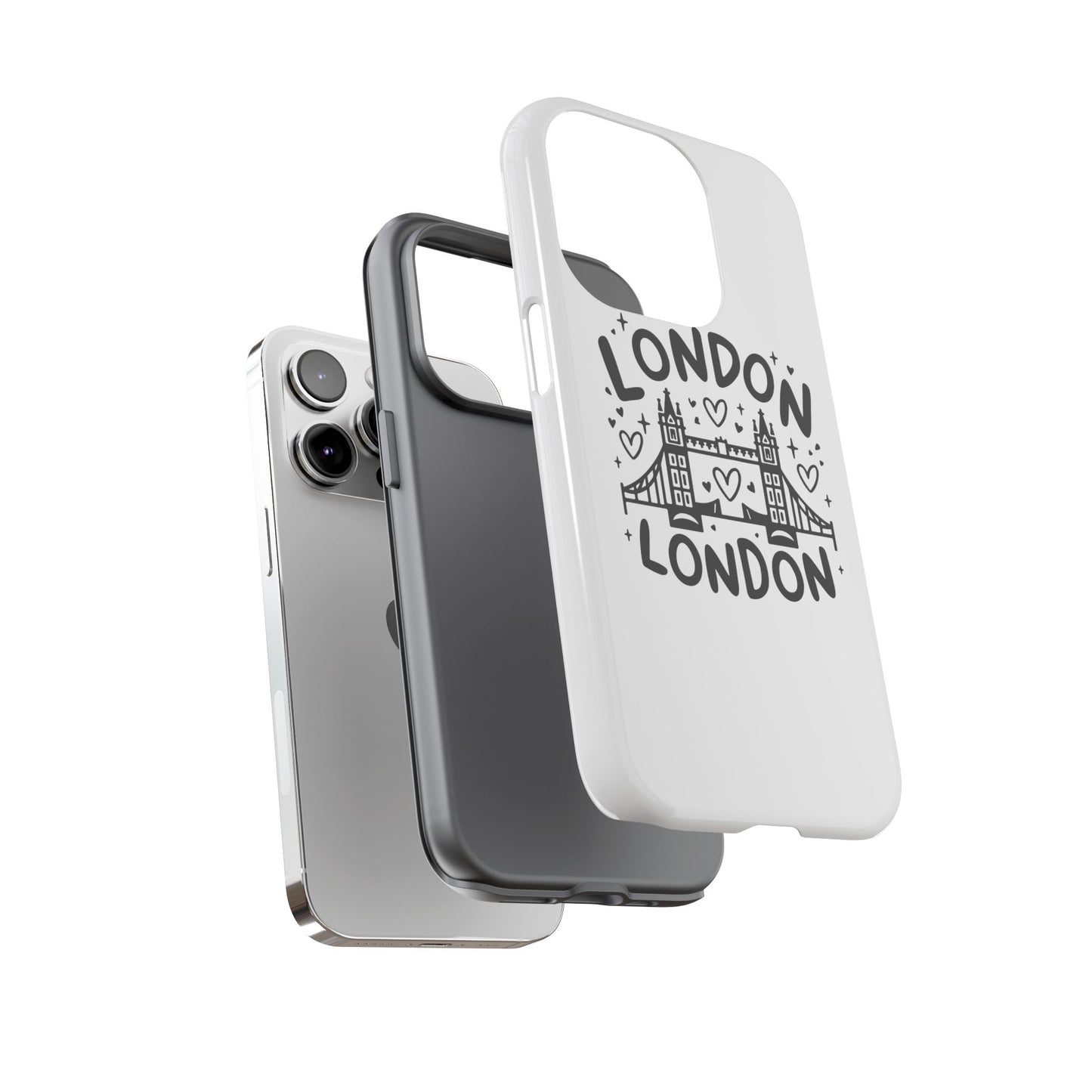 Love London Bridge Phone Case, Tough Cases for London Lovers, Cute Protection, Travel Gift, Phone Accessory, Design with Love