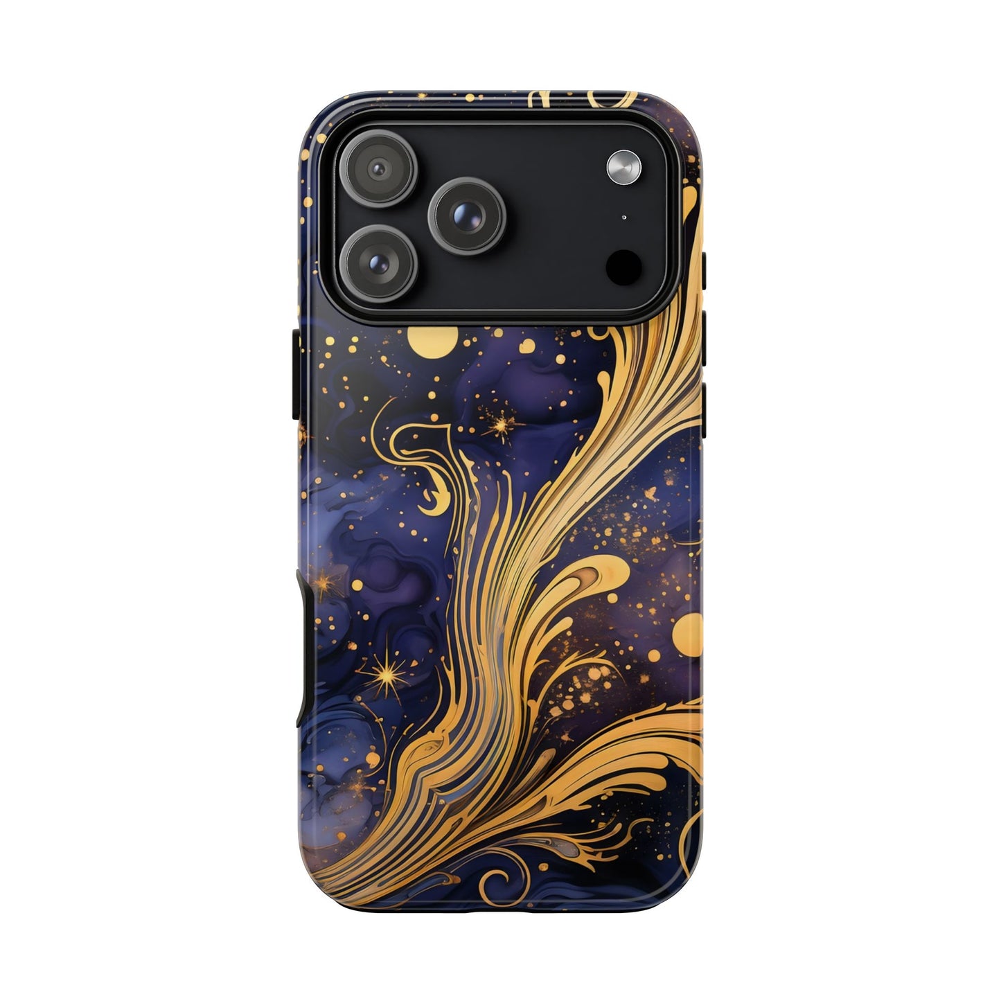 Elegant Floral Phone Case, Tough Cases for Women, Artistic Galaxy Design, Phone Cover for Cosmic Lovers, Unique Gift Idea