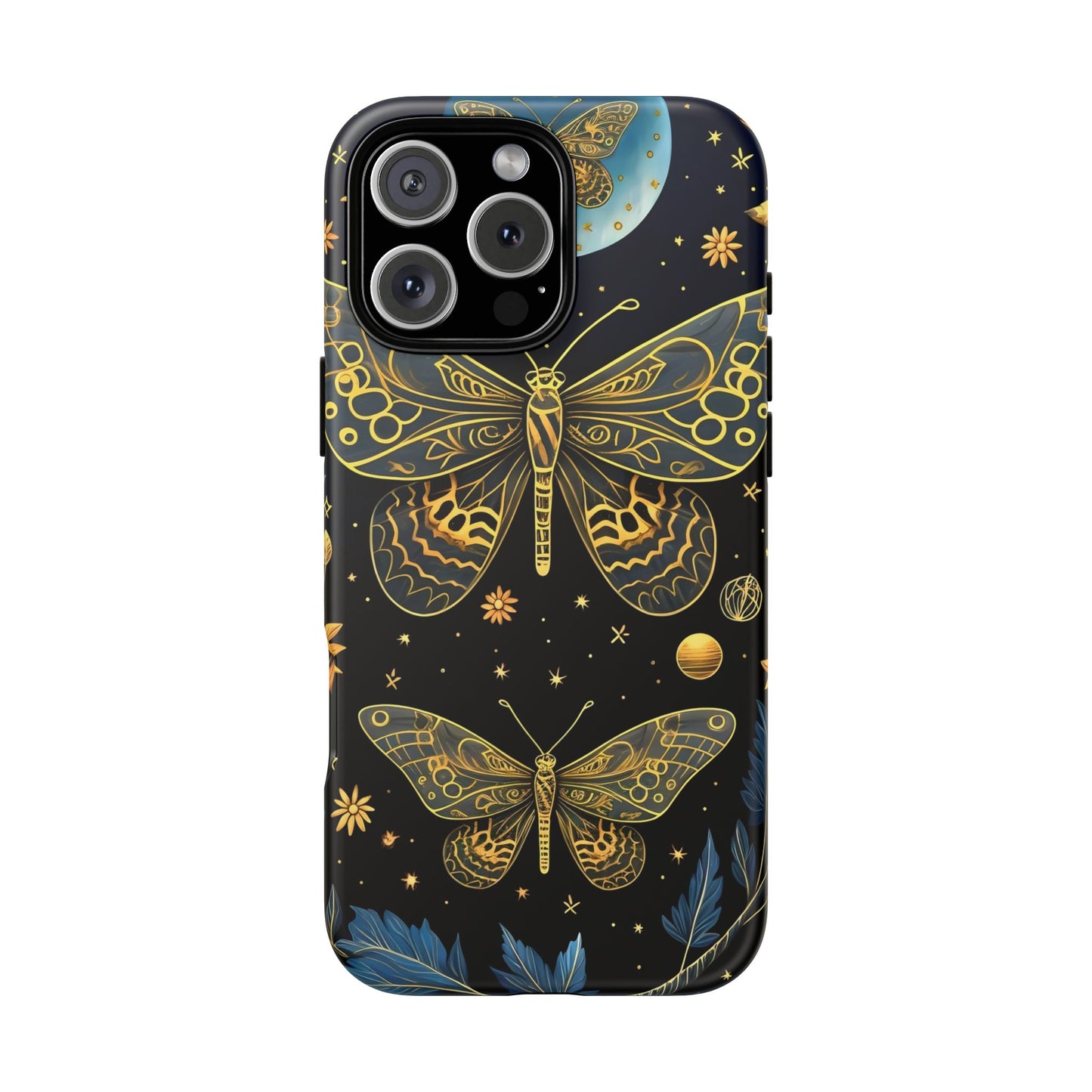 Butterfly Galaxy Phone Case | Tough Cases for Nature Lovers, Unique Phone Covers, Gift for Her, Boho Style, Floral Design