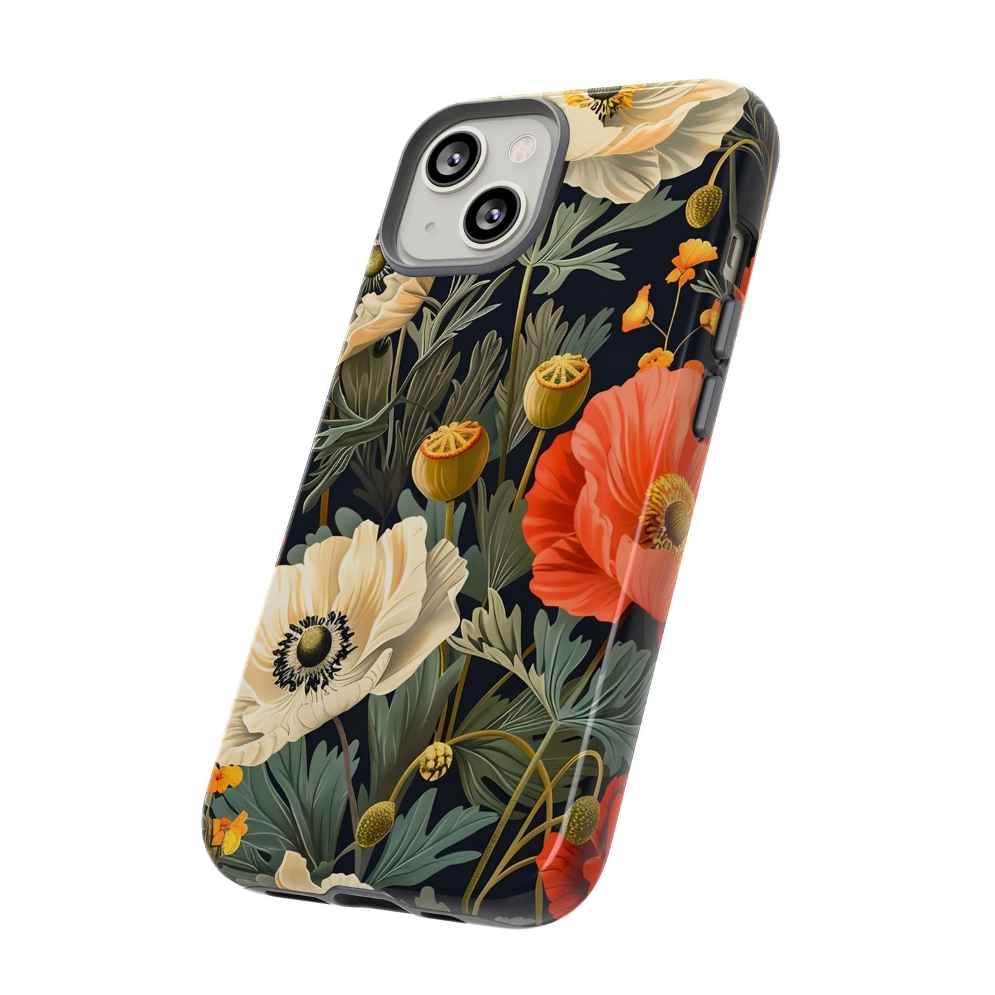 Floral Phone Case - Tough Cases with Vibrant Garden Design, Phone Accessory, Gift for Her, Spring Style, Nature Lover