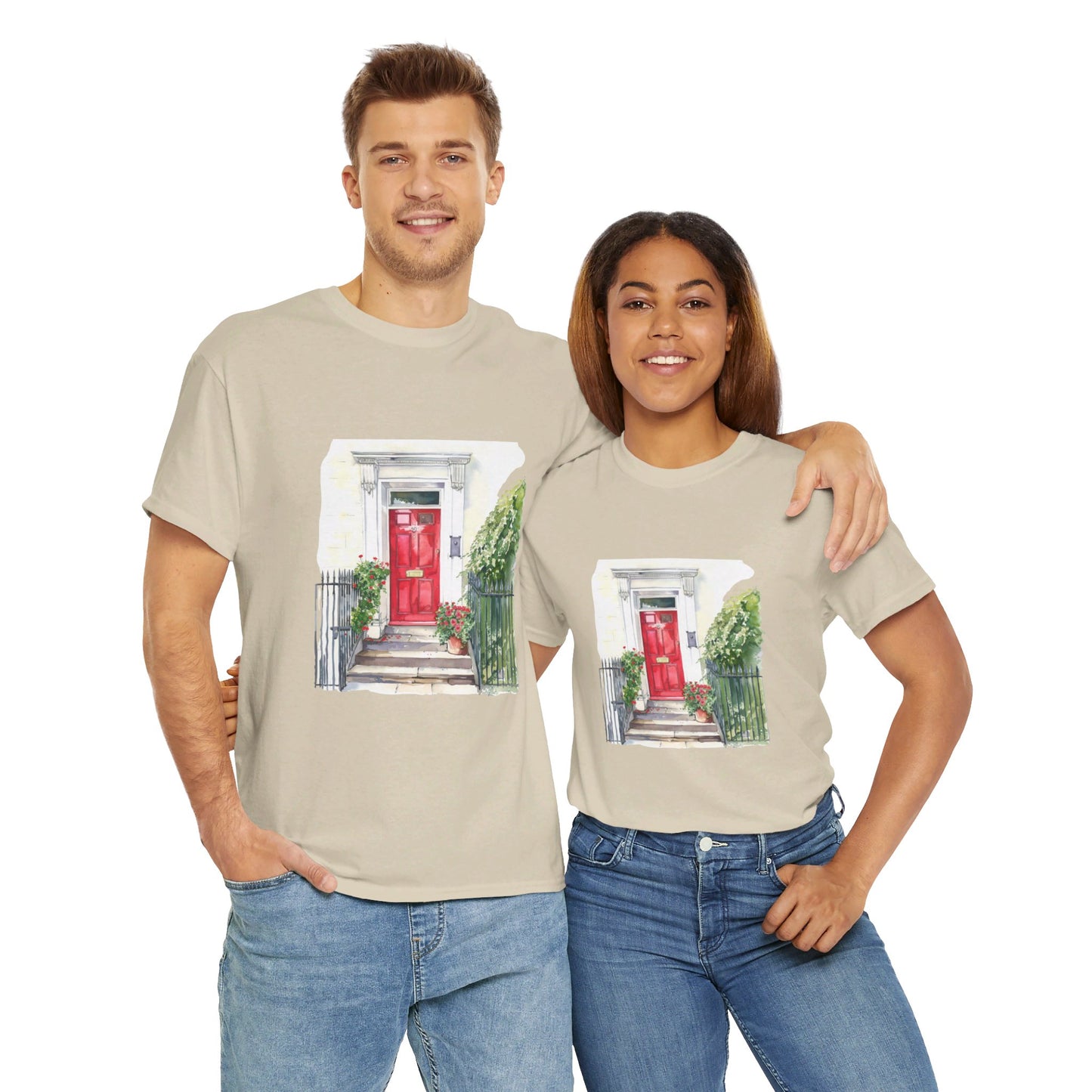 British Nature - Scenic Landscapes and Natural Beauty Cozy Unisex Heavy Cotton T-Shirt