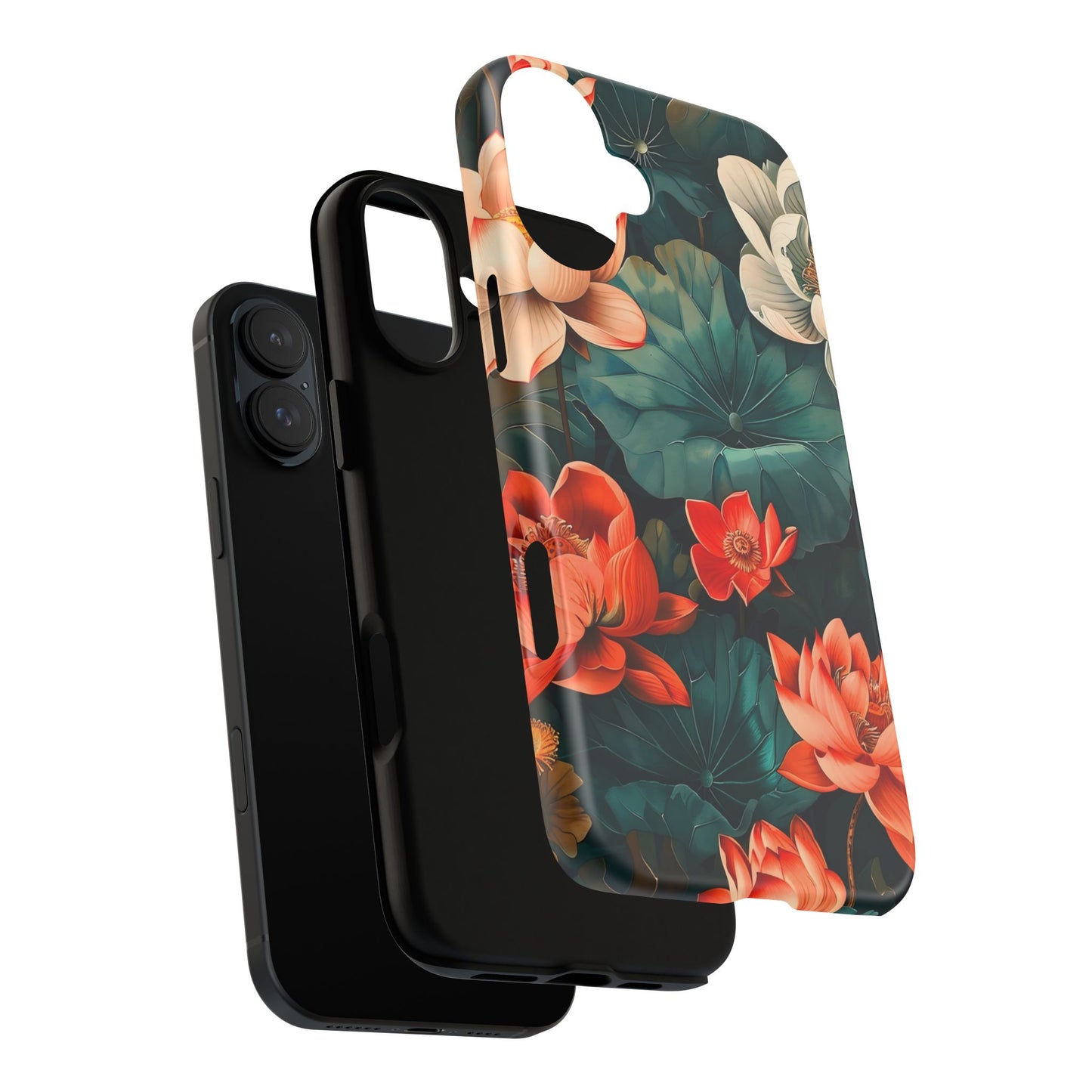 Flower Phone Case, Floral Phone Cover, Tough Case for Floral Lovers, Gift for Her, Stylish Tech Accessories