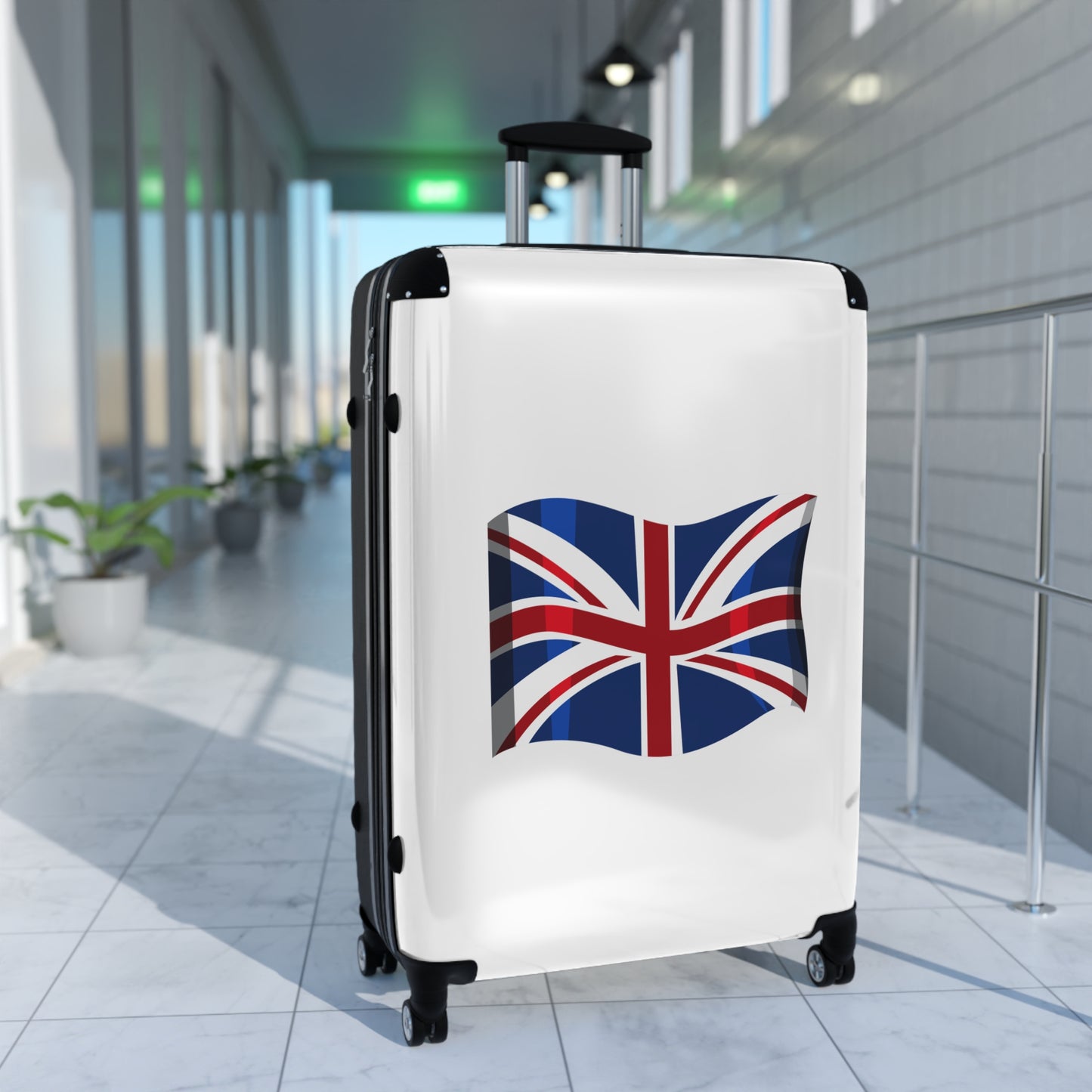 Waving Union Jack Flag - Suitcase