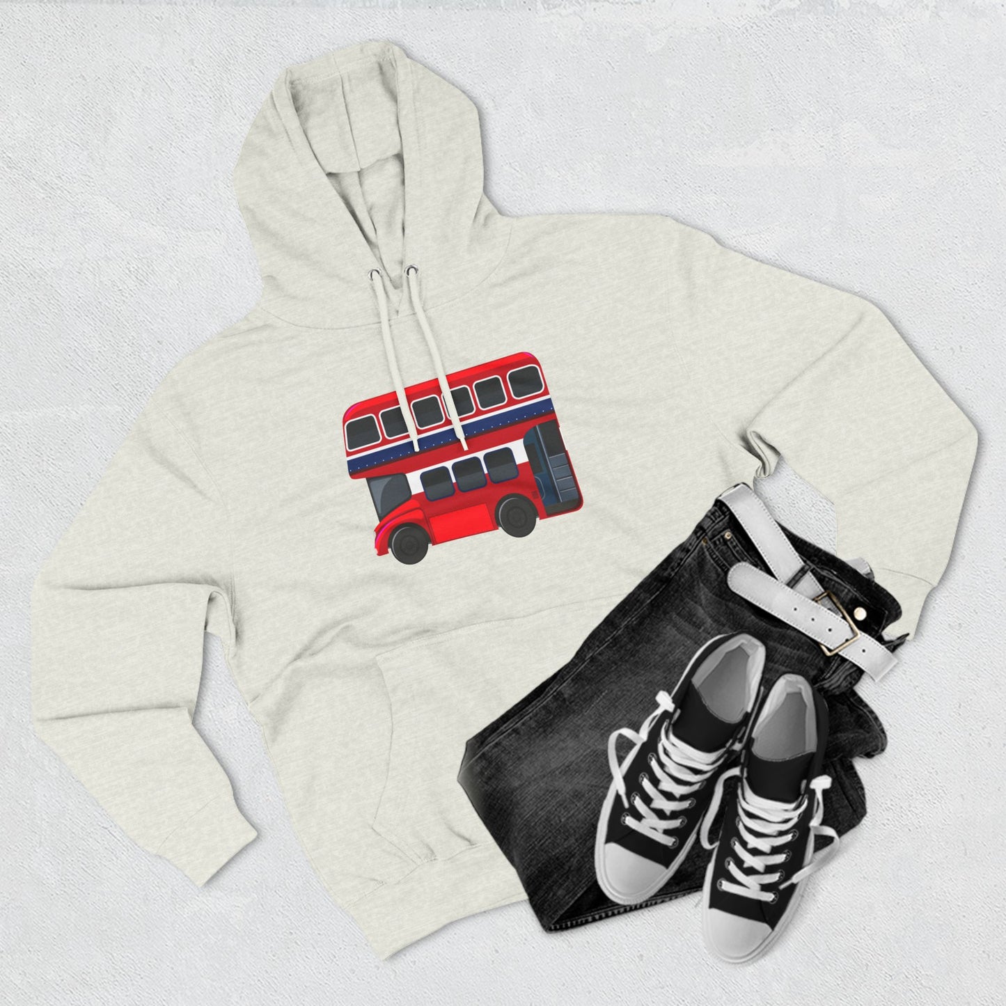 Vintage Car Classy Three-Panel Fleece Hoodie