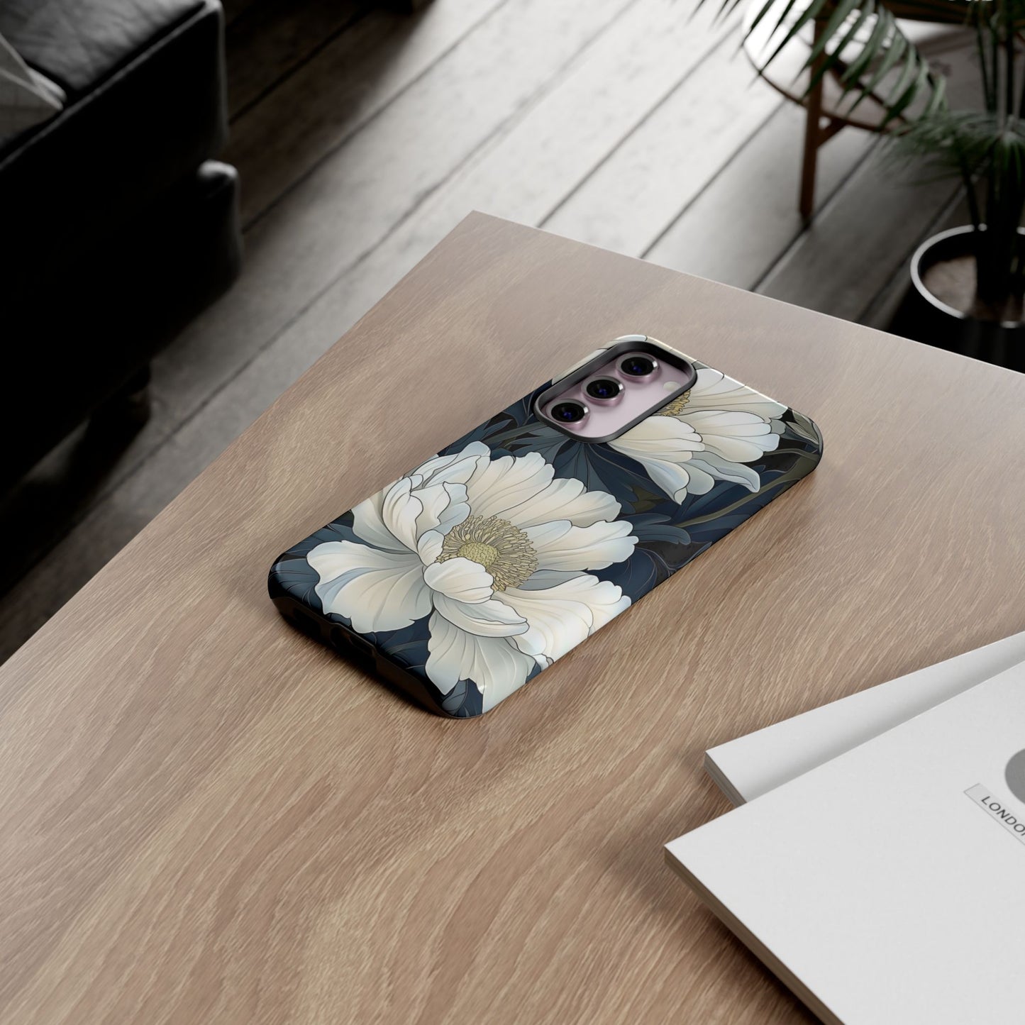 Elegant Floral Phone Case, Floral iPhone Cover, Flower Art Phone Case, Eco-Friendly Mobile Protection, Tough & Stylish Phone Case