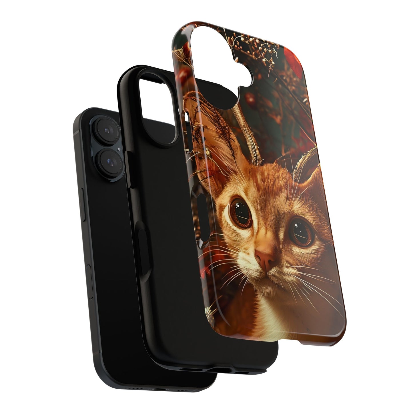 Cat Themed Phone Case, Tough Cases for Cat Lovers, Unique Pet Gifts, Animal Chic Accessories, Personalized Phone Protector