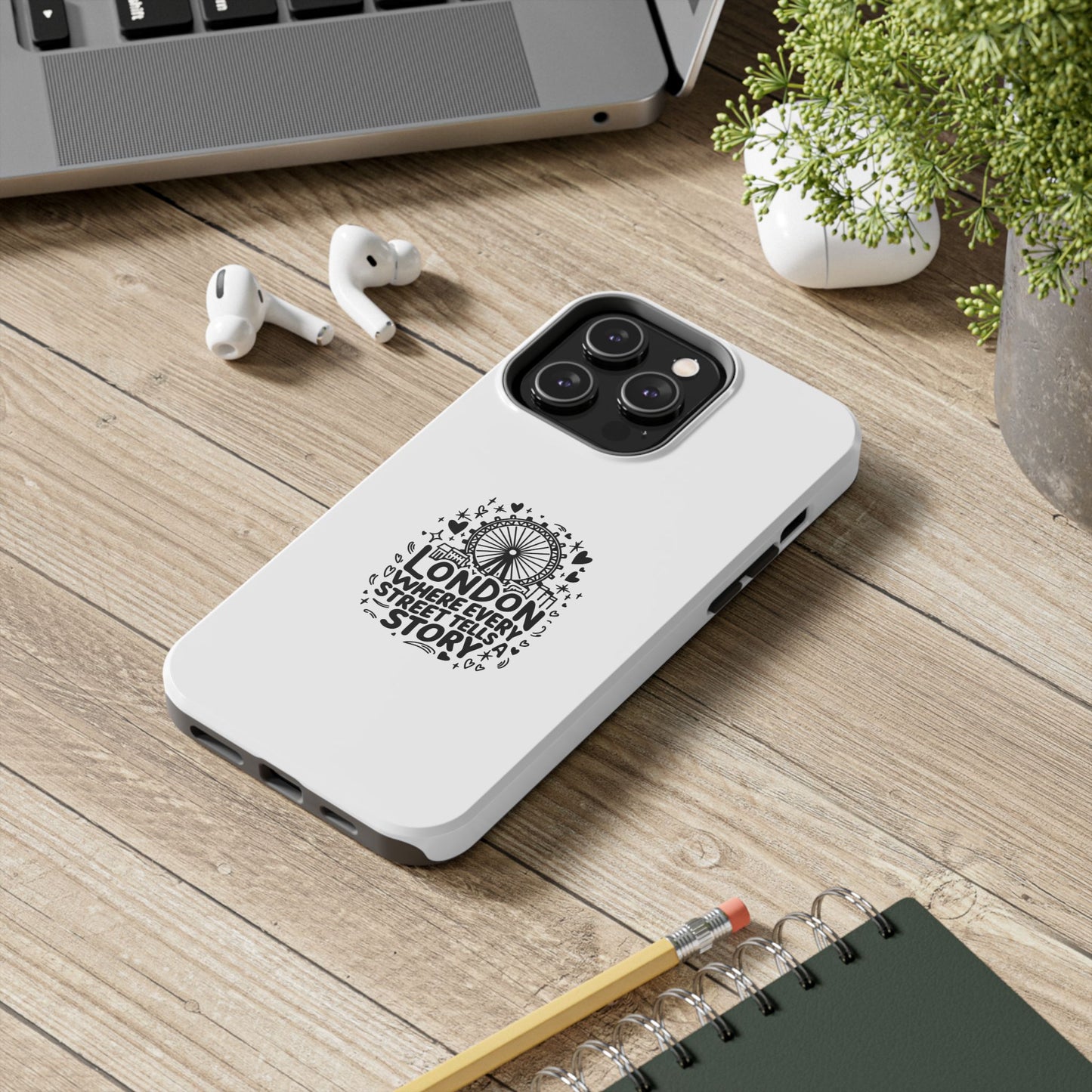 Tough Phone Case - London Street Story Design