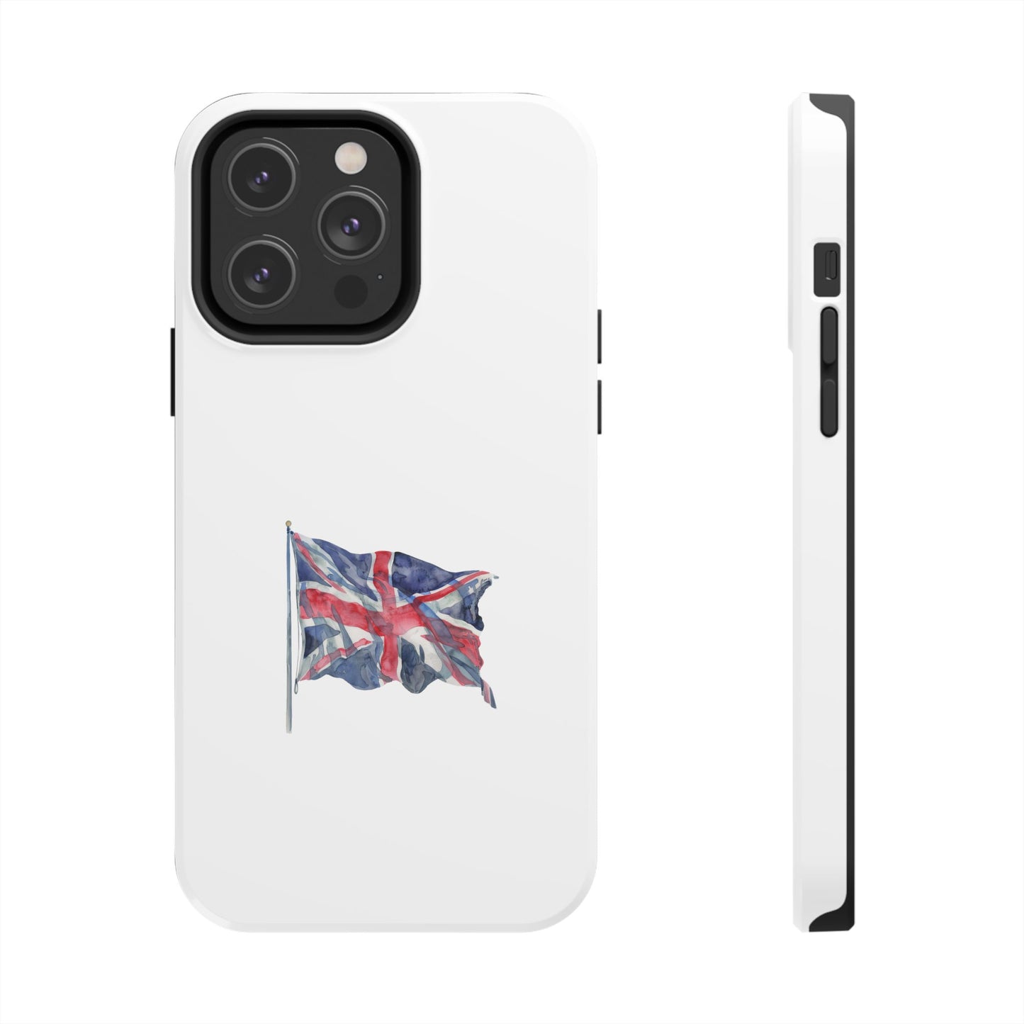 Stylish Tough Phone Case with British Flag Design - Durable & Protective Cover