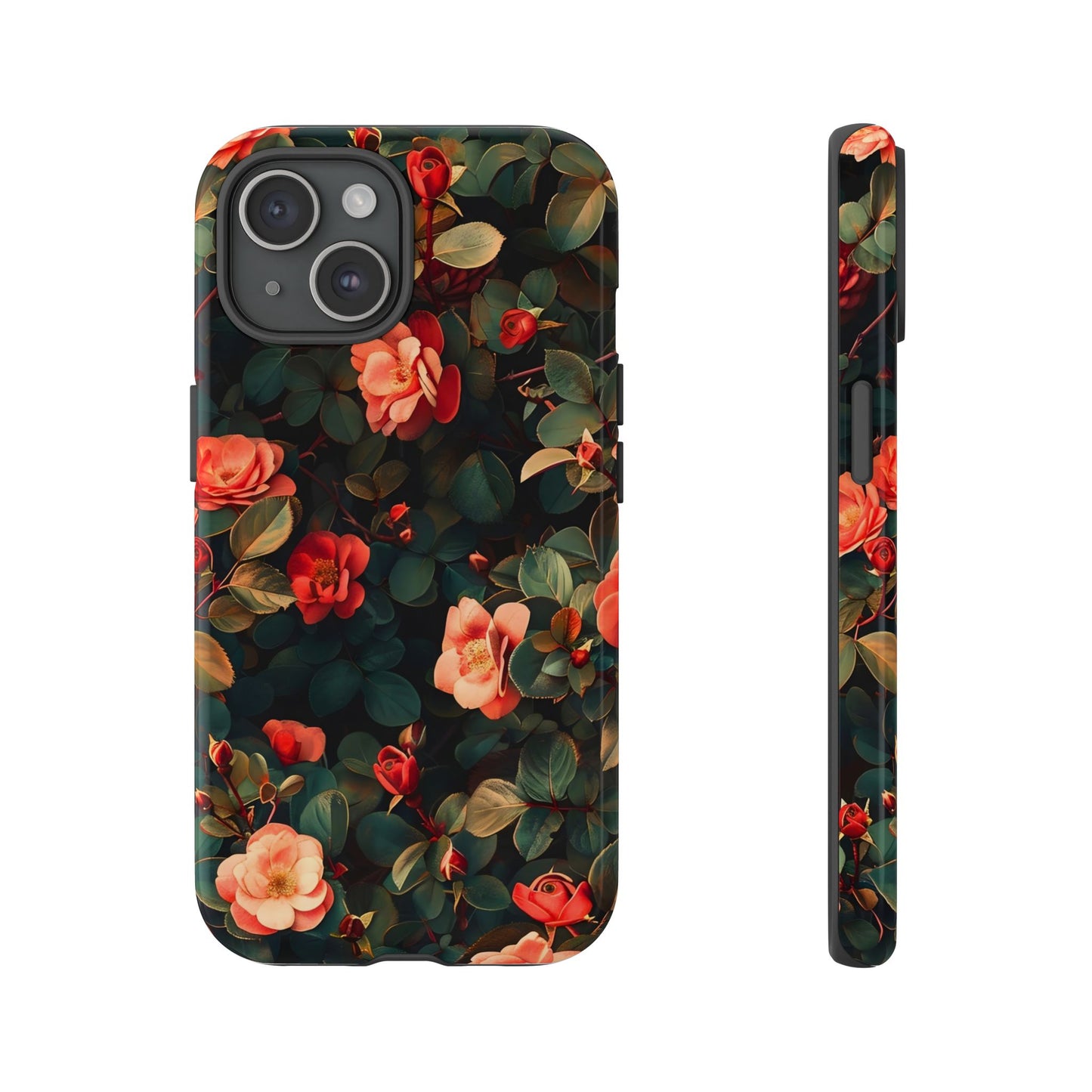 Floral Phone Case - Elegant Floral Design, Tough Protective Case, Perfect Gift for Her, Trendy Phone Accessories, Mother’s Day, Birthday