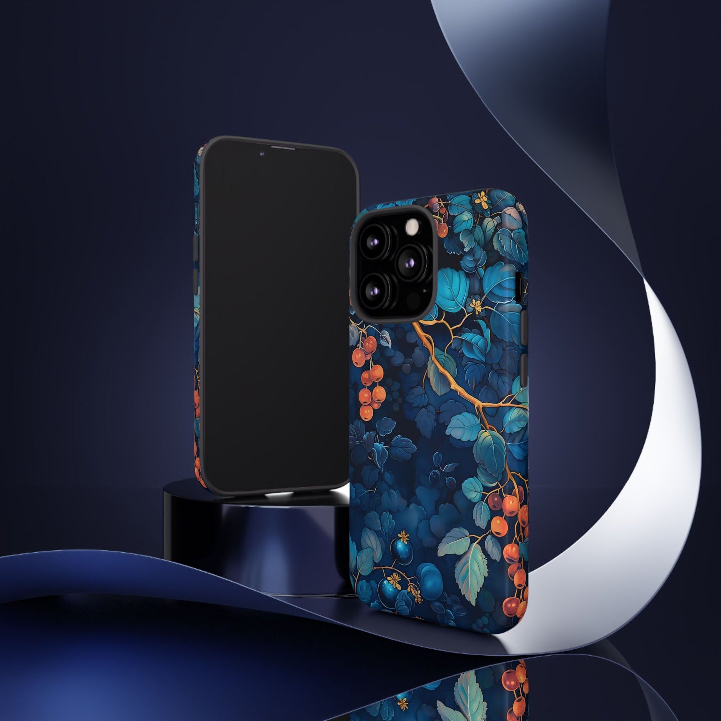 Artistic Phone Case with Floral Design, Tough Cases for iPhone, Nature-Inspired Accessory, Unique Gift for Her, Protective Cover