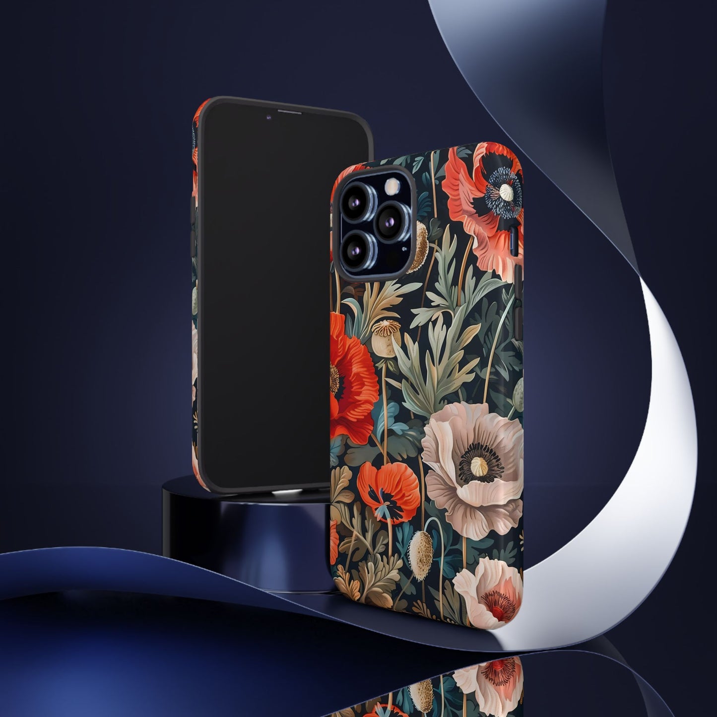 Floral Phone Case - Tough Cases, Flower Design, Chic Tech Accessories, Stylish Gifts, Unique Phone Protectors