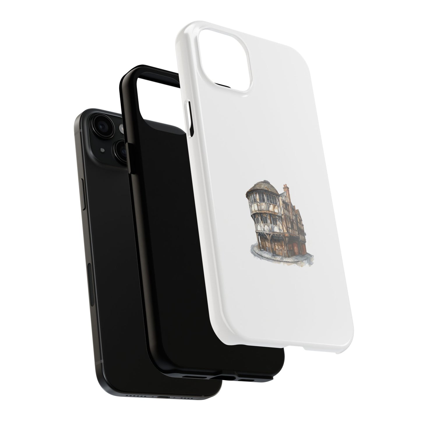 Artistic Tough Phone Case - Vintage Architectural Design
