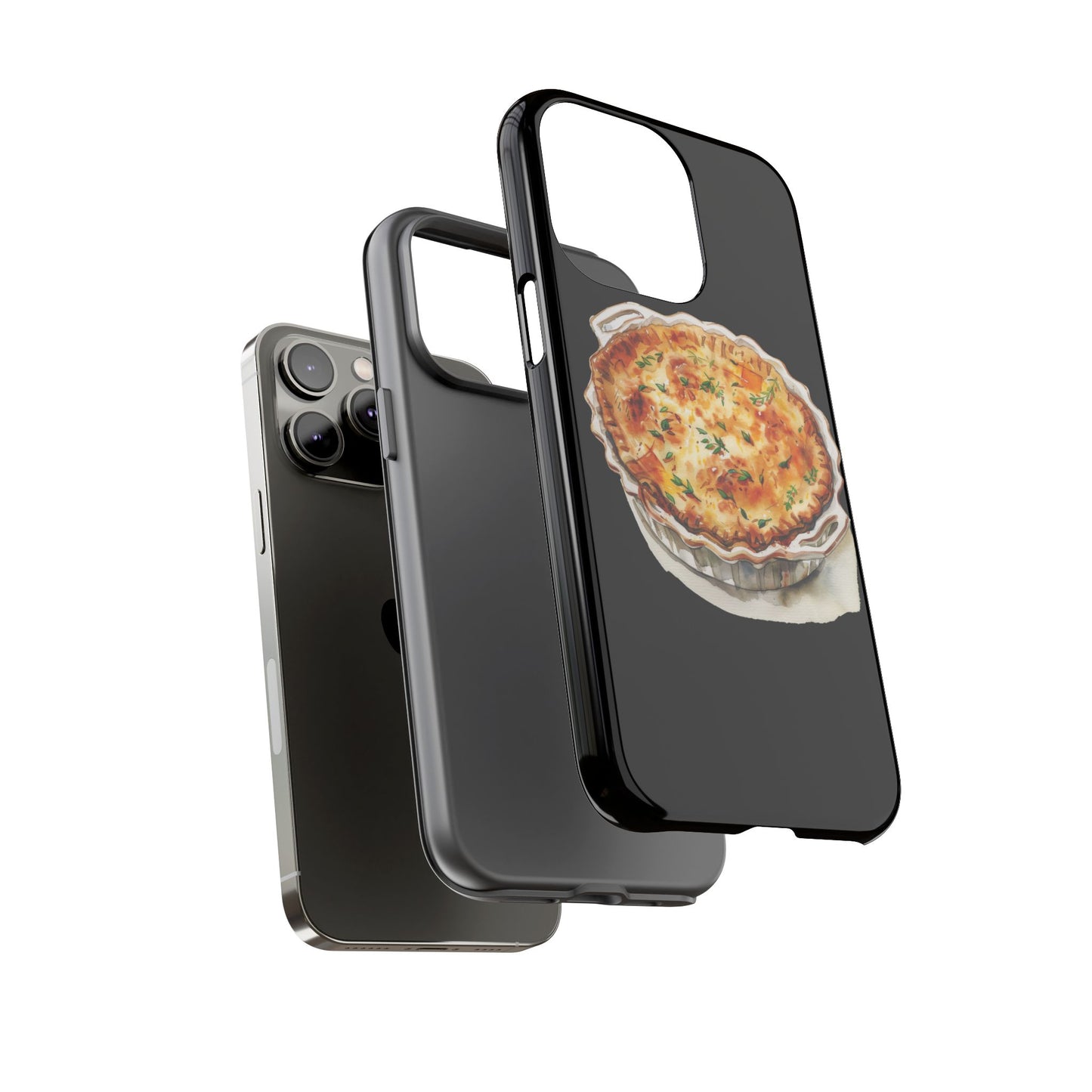 Quiche Phone Case - Funky Kitchen Decor, Foodie Gift, Chef Accessories, Culinary Art, Quirky Phone Cover