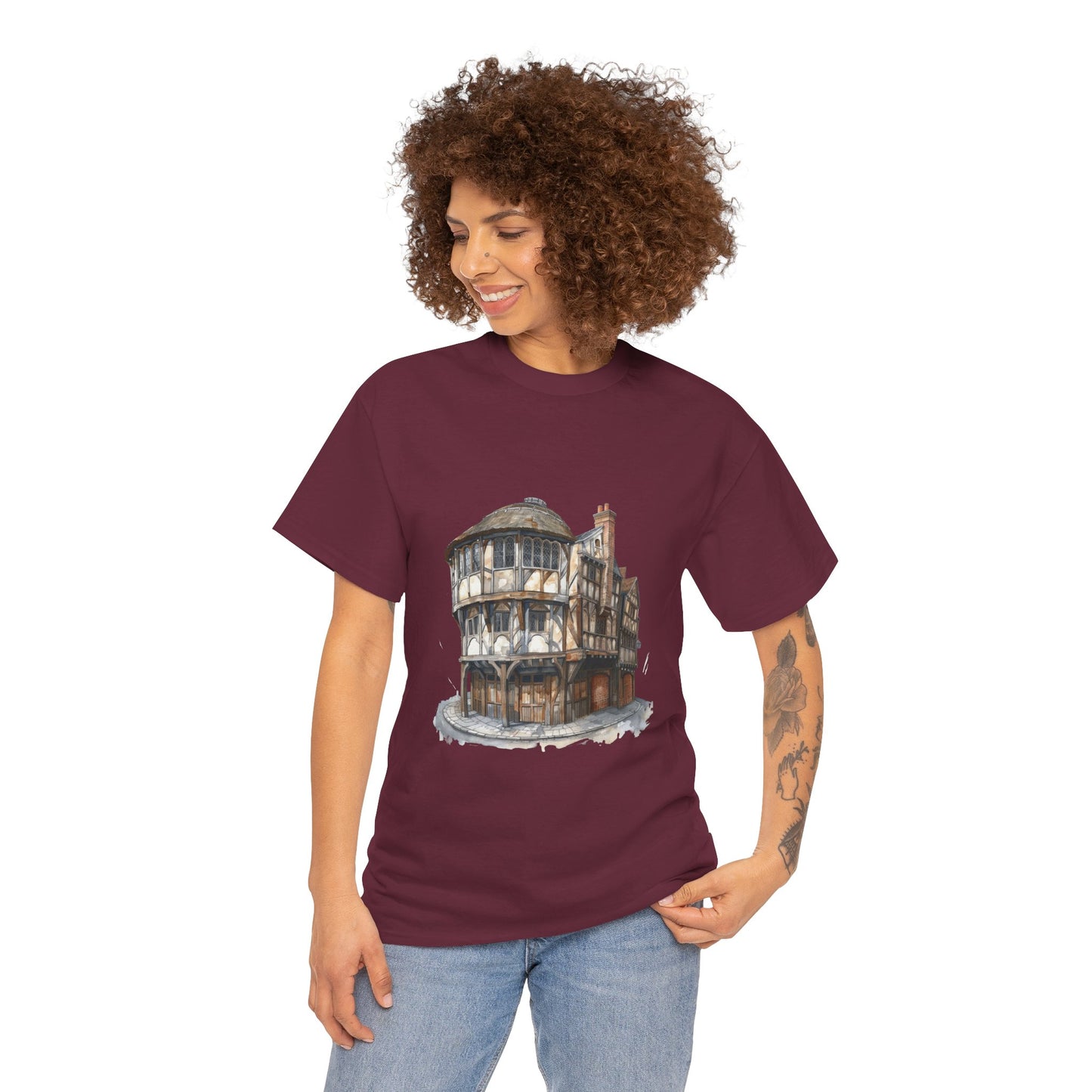 Unisex Heavy Cotton Tee - Pints and Stories - Life at a British Pub