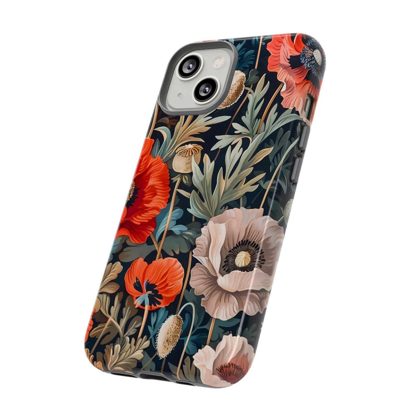 Floral Phone Case - Tough Cases, Flower Design, Chic Tech Accessories, Stylish Gifts, Unique Phone Protectors