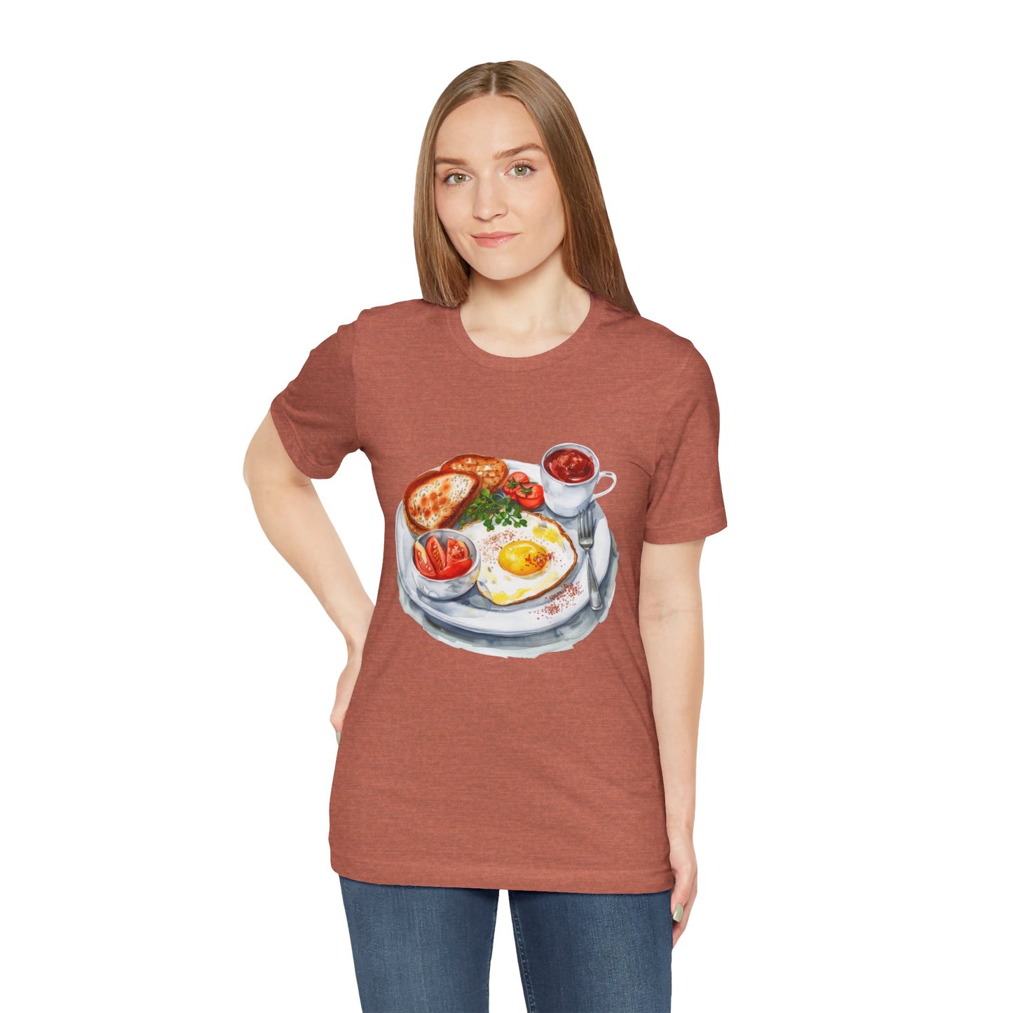 Unisex Jersey Short Sleeve Tee - From Pies to Puddings - Classic British Dishes