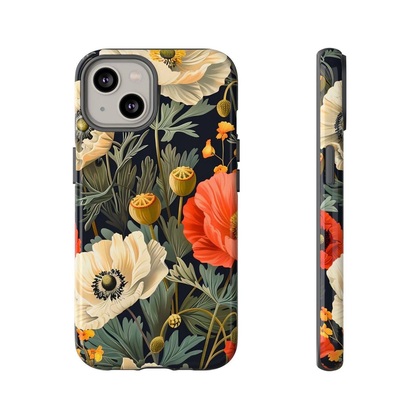 Floral Phone Case - Tough Cases with Vibrant Garden Design, Phone Accessory, Gift for Her, Spring Style, Nature Lover