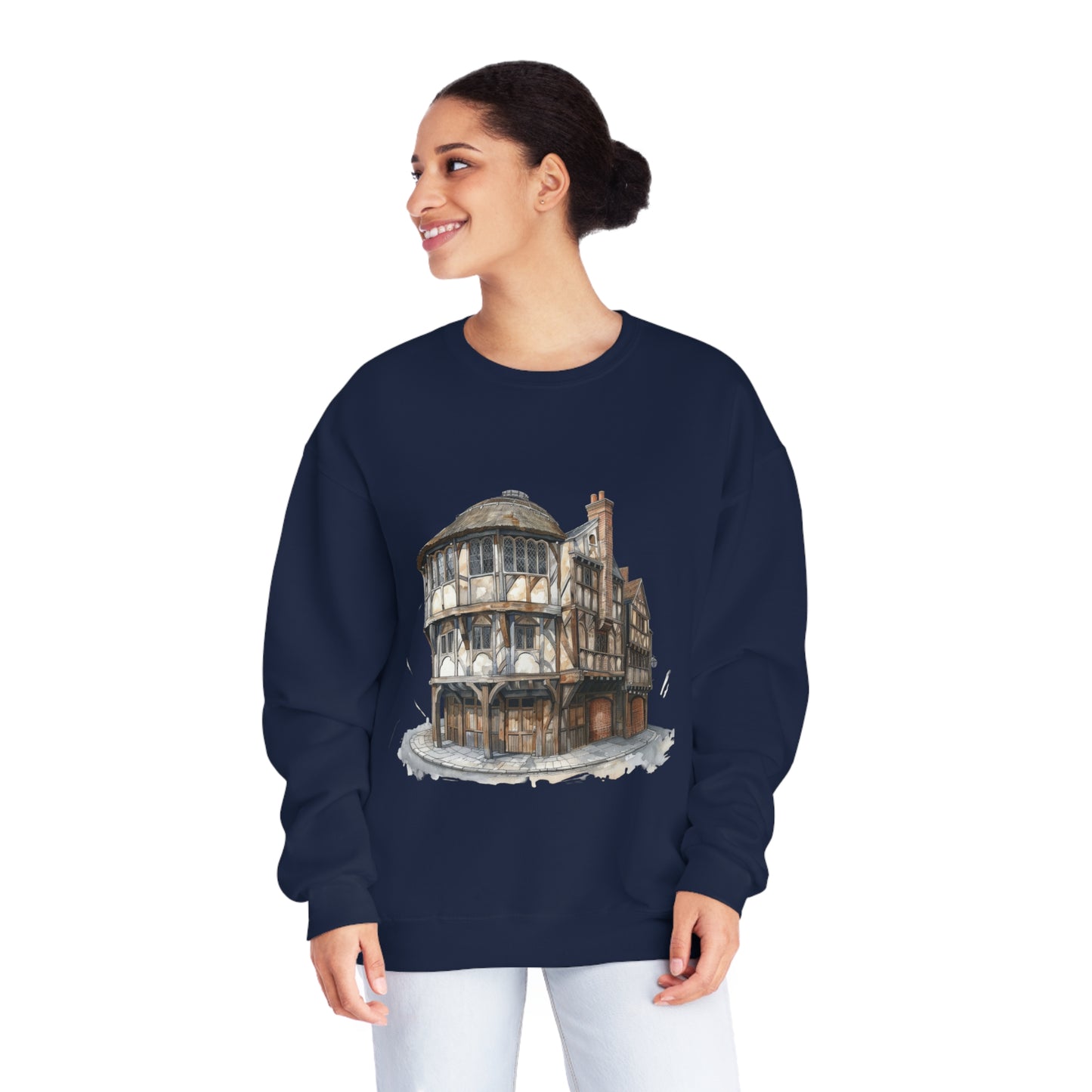 Unisex NuBlend® Crewneck Sweatshirt - A Pint of Britain - Iconic Pub Culture