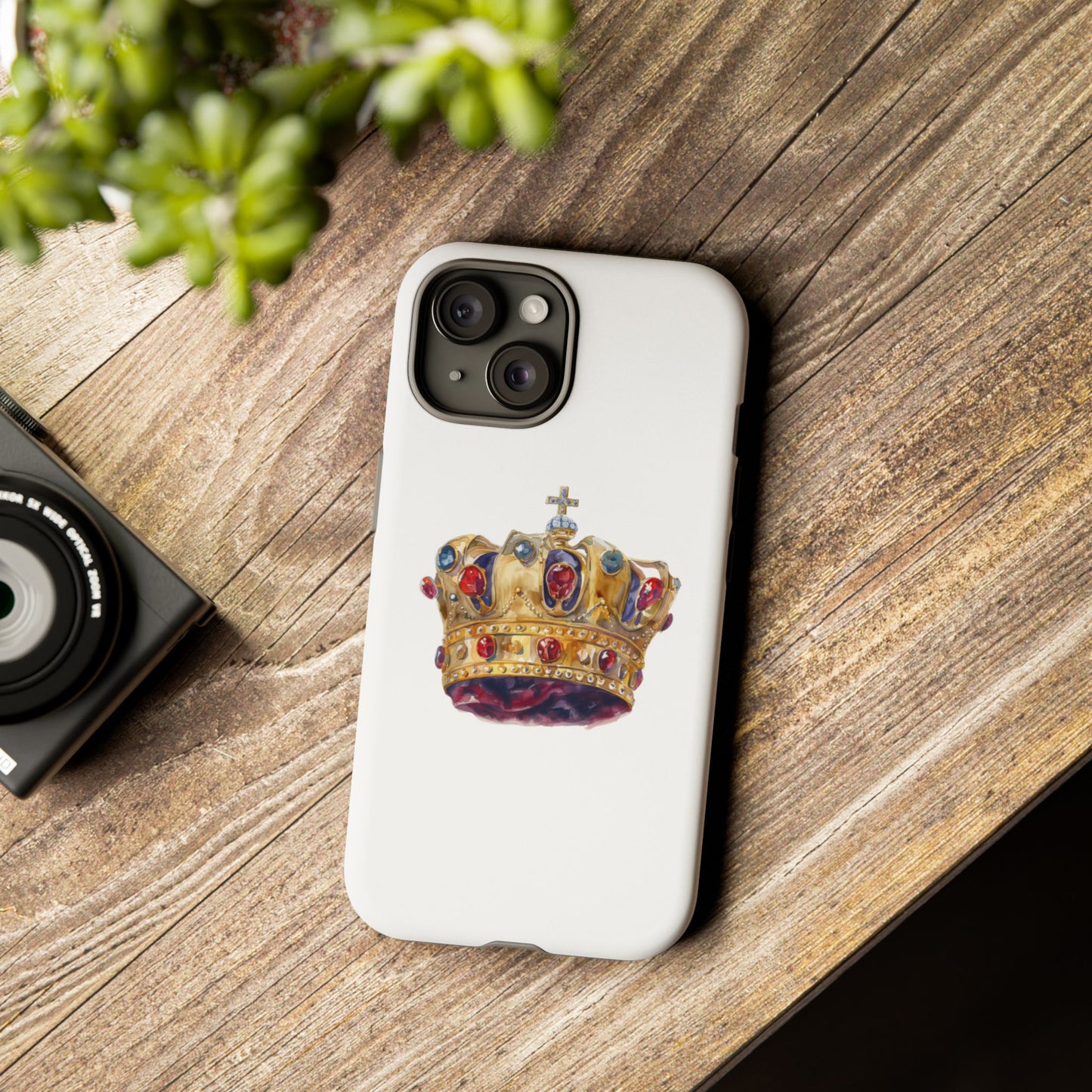 Royal Crown Phone Case | Tough Phone Cases, Stylish Accessories, Gift for Her, Birthday Present, Royalty Vibe