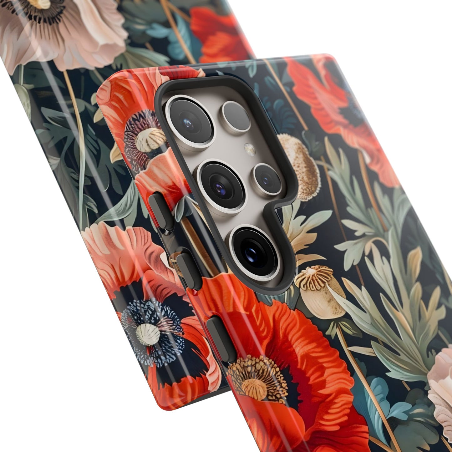 Floral Phone Case - Tough Cases, Flower Design, Chic Tech Accessories, Stylish Gifts, Unique Phone Protectors