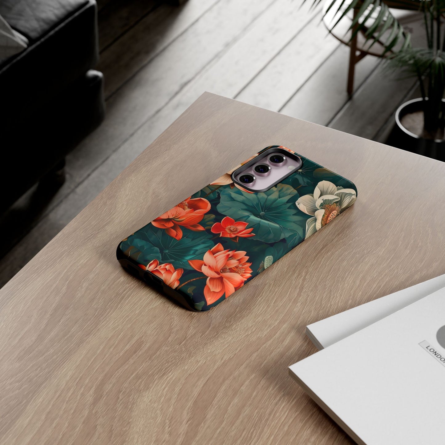 Flower Phone Case, Floral Phone Cover, Tough Case for Floral Lovers, Gift for Her, Stylish Tech Accessories