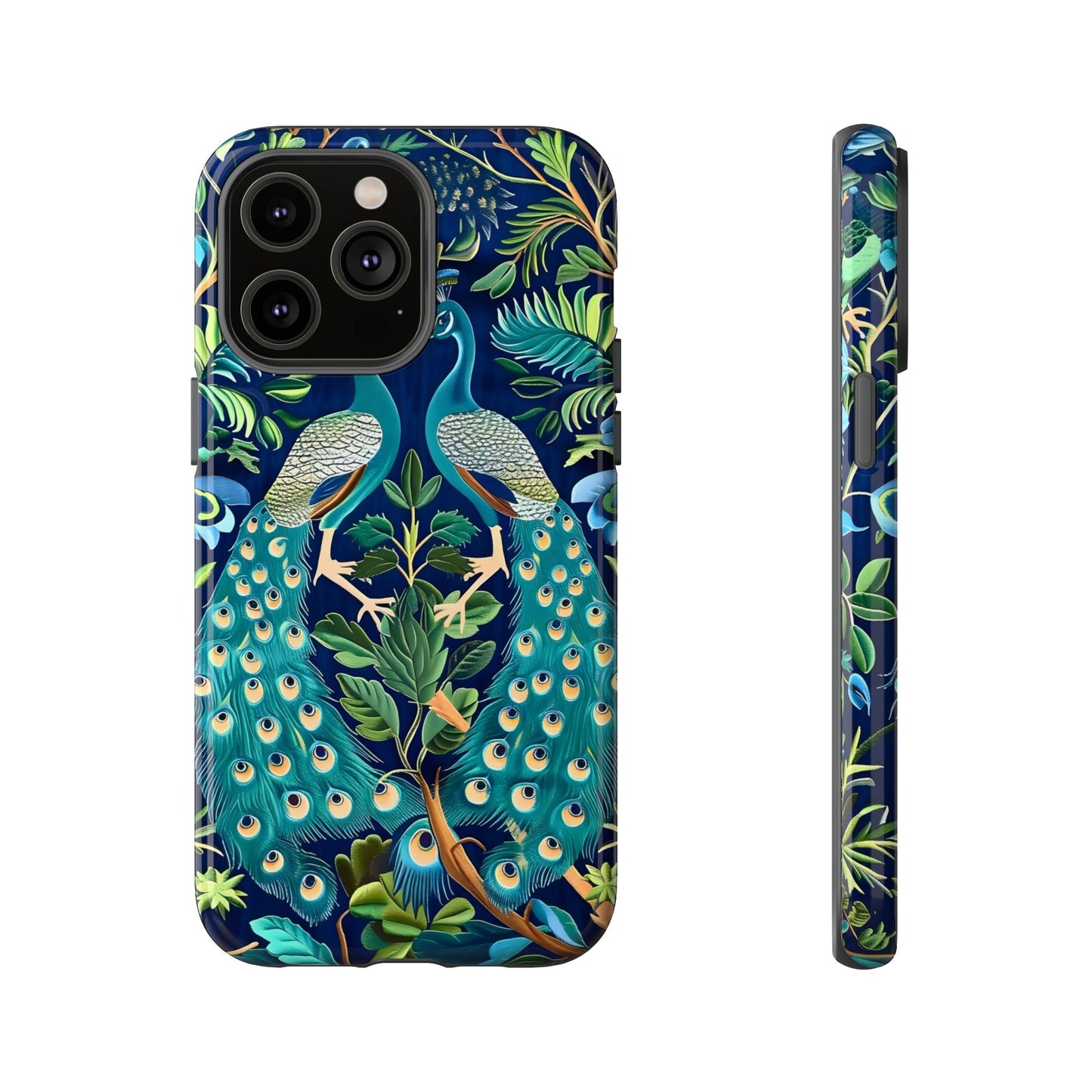Peacock Tough Phone Case - Colorful Protective Cover, Nature Lover Gift, Stylish Accessory for Celebrations