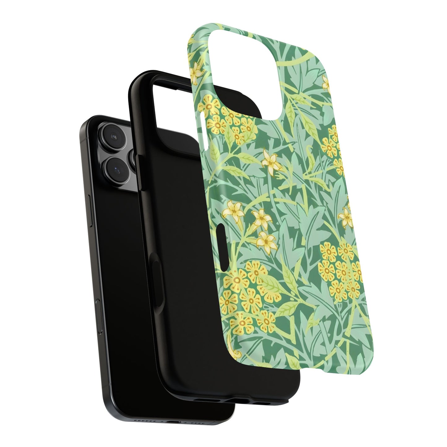 Tough Cases Organic Floral Phone Case, Stylish iPhone Cover, Eco-Friendly Gift, Nature Lover Accessory, Spring Decor, Unique Phone Protector