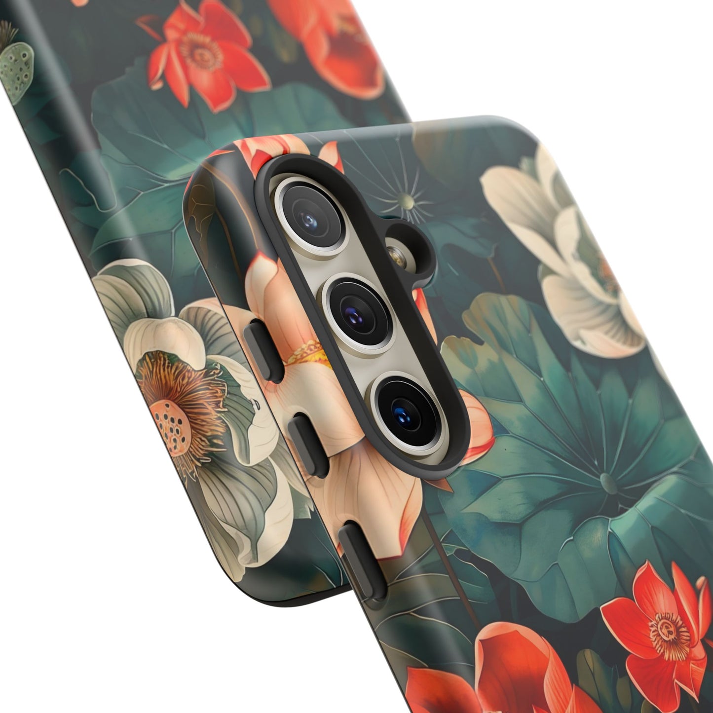 Flower Phone Case, Floral Phone Cover, Tough Case for Floral Lovers, Gift for Her, Stylish Tech Accessories