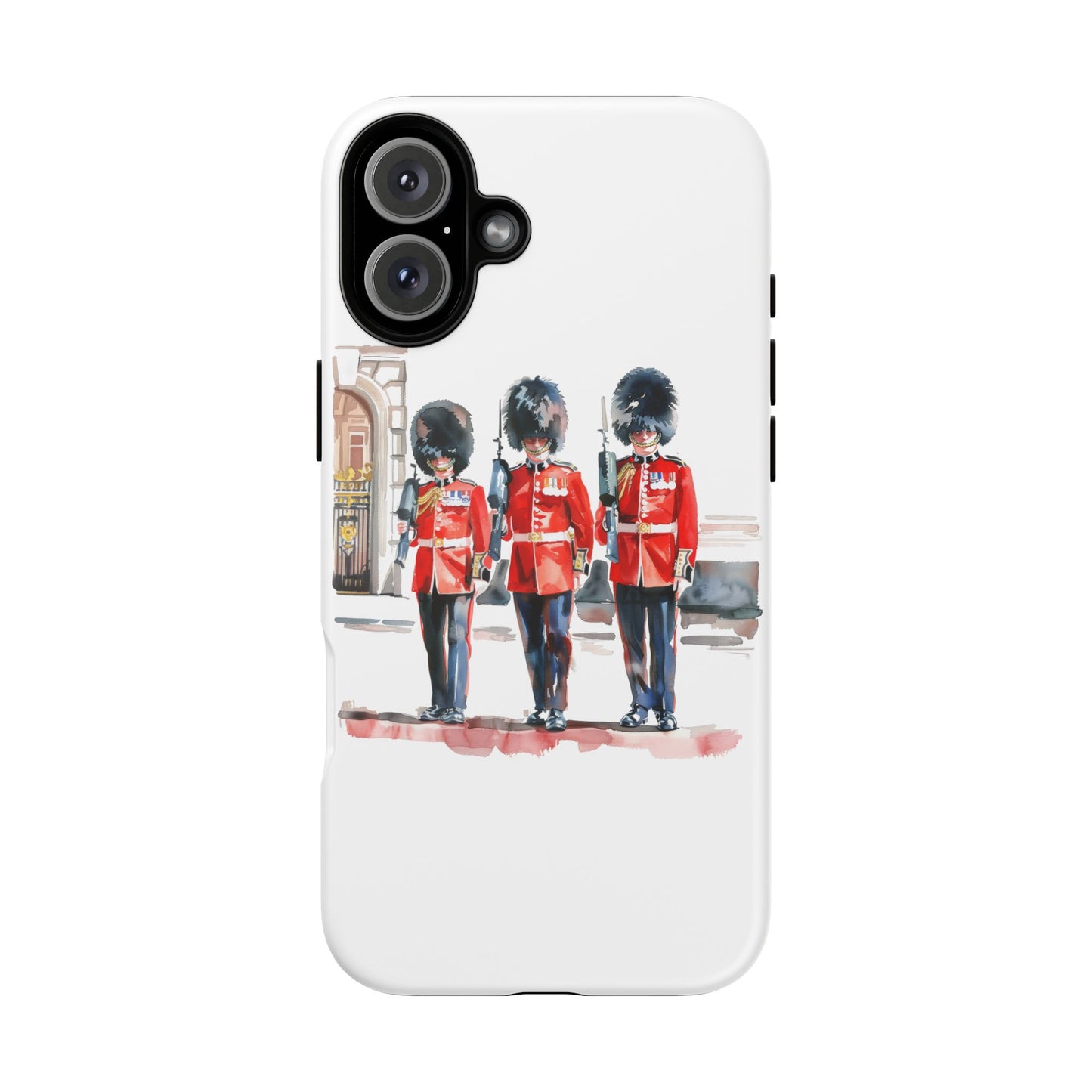 Phone Case with Royal Guard Design, Unique Cell Cover, London Souvenir, Tough Phone Case, Gift for Travelers, Stylish Street Photography
