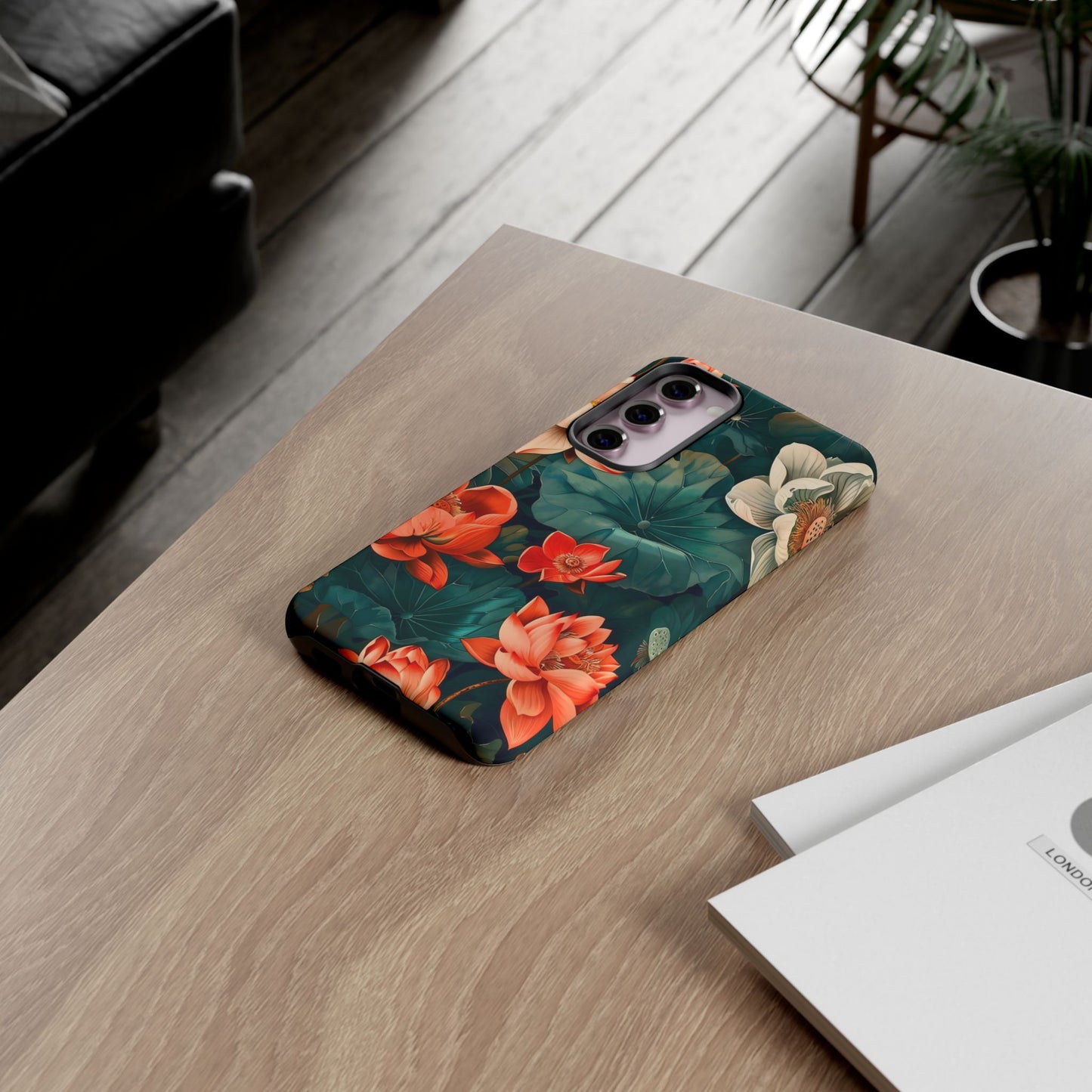 Flower Phone Case, Floral Phone Cover, Tough Case for Floral Lovers, Gift for Her, Stylish Tech Accessories