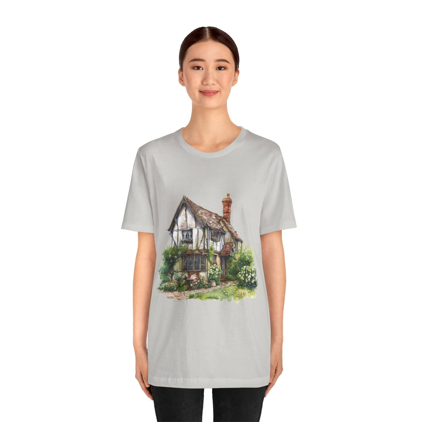 Unisex Jersey Short Sleeve Tee - Timeless Beauty - British Village Homes