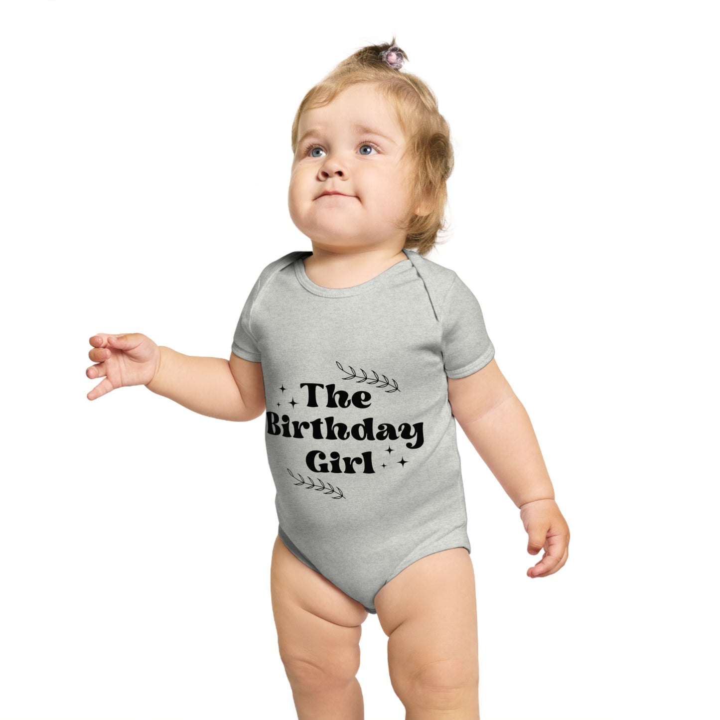 The Birthday Girl Baby Bodysuit - Cute Short Sleeve Infant Outfit for Celebrations