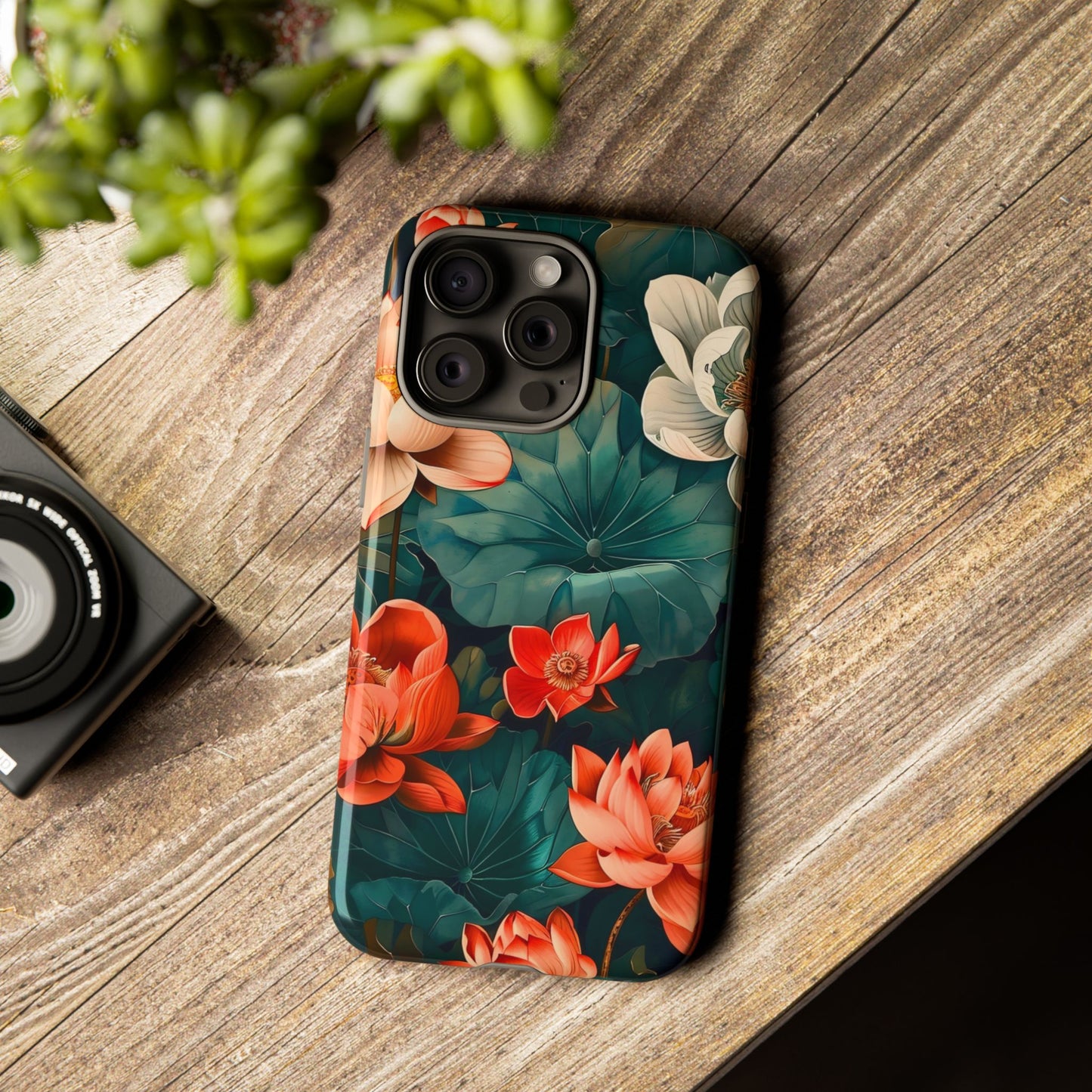 Flower Phone Case, Floral Phone Cover, Tough Case for Floral Lovers, Gift for Her, Stylish Tech Accessories