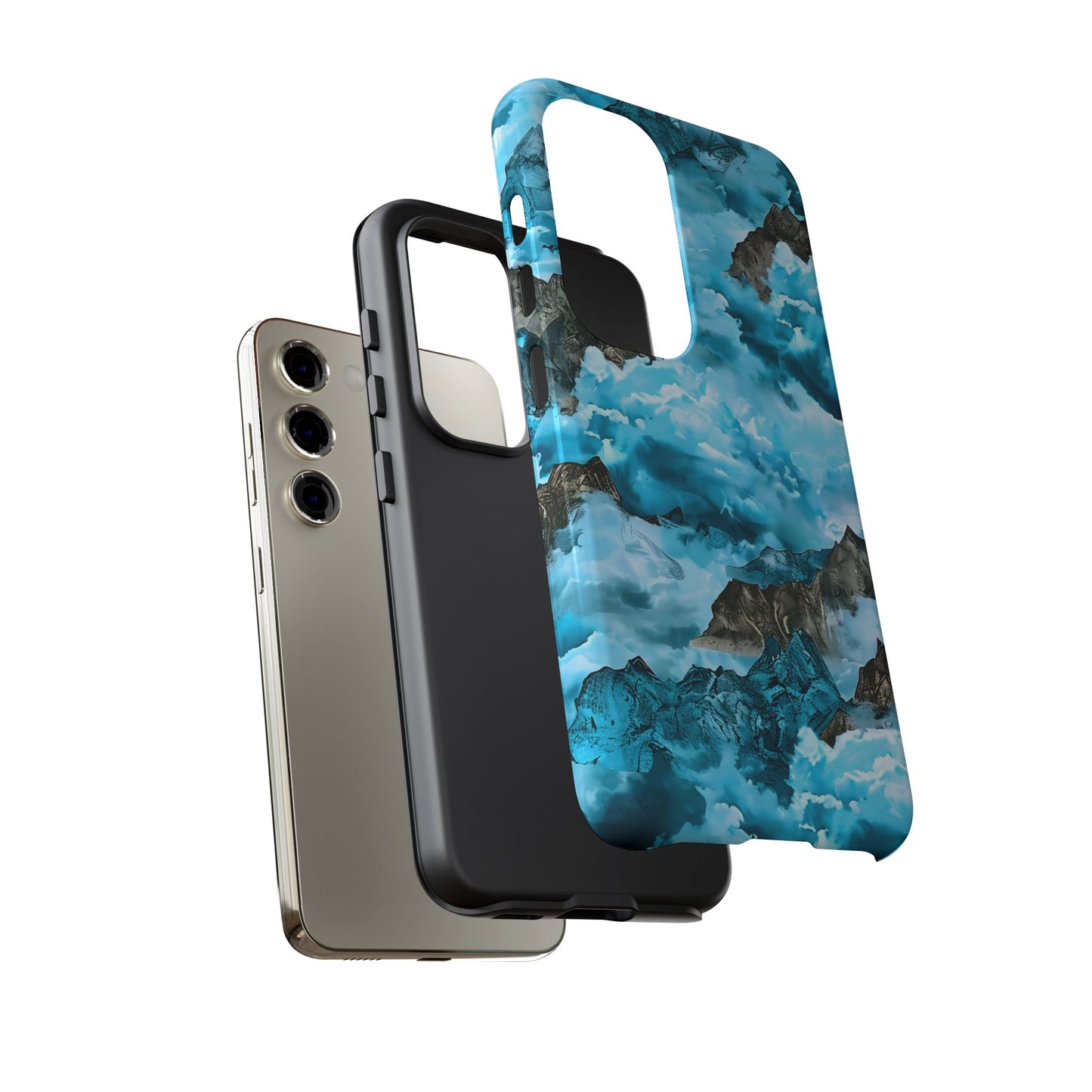 Mountain Wave Phone Case - Adventure Gear, Outdoor Gifts, Stylish Cases, Trendy Accessories, Nature Lovers