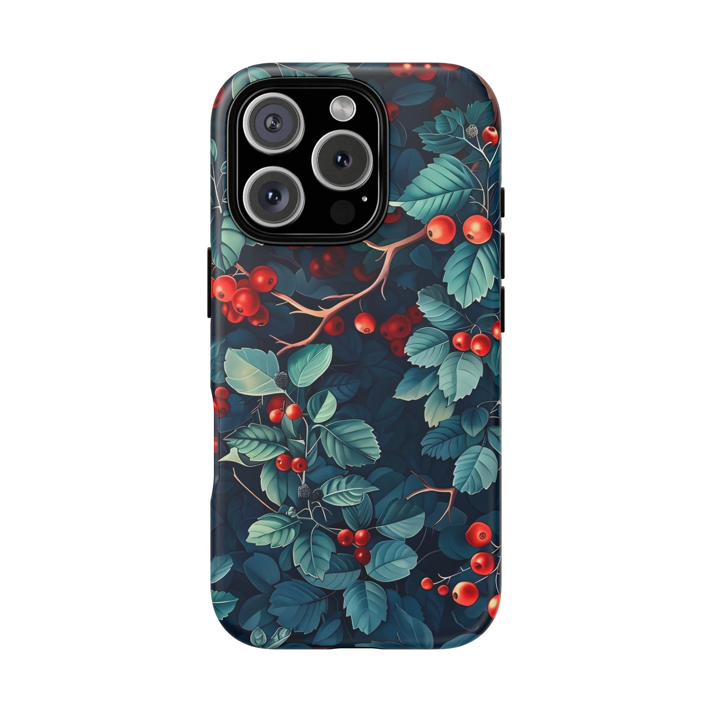 Berry Blossom Phone Case - Nature Lover's Gift, Floral Design, Cute Accessory for Spring, Unique Tech Cover, Perfect for Holidays