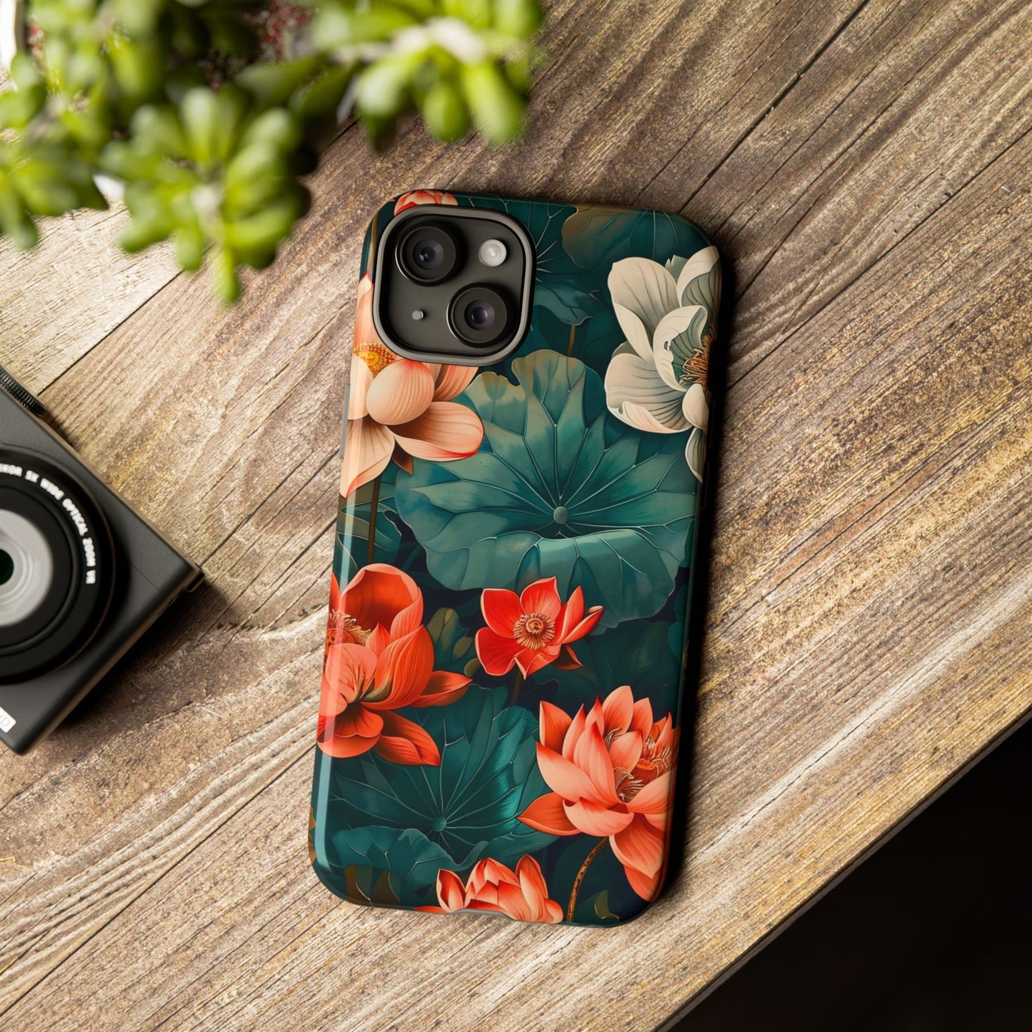 Flower Phone Case, Floral Phone Cover, Tough Case for Floral Lovers, Gift for Her, Stylish Tech Accessories