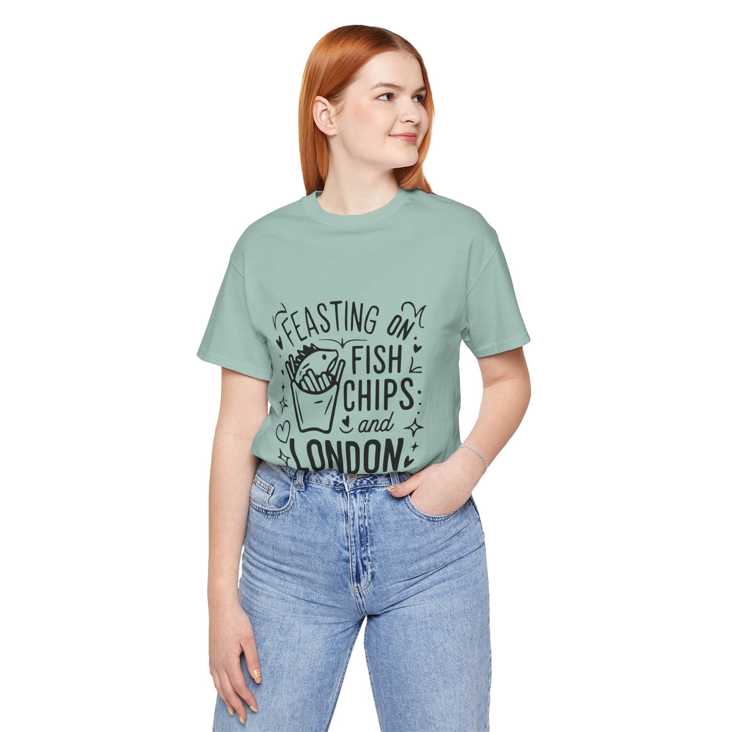 Unisex Jersey Short Sleeve Tee - Fsih Chips and London