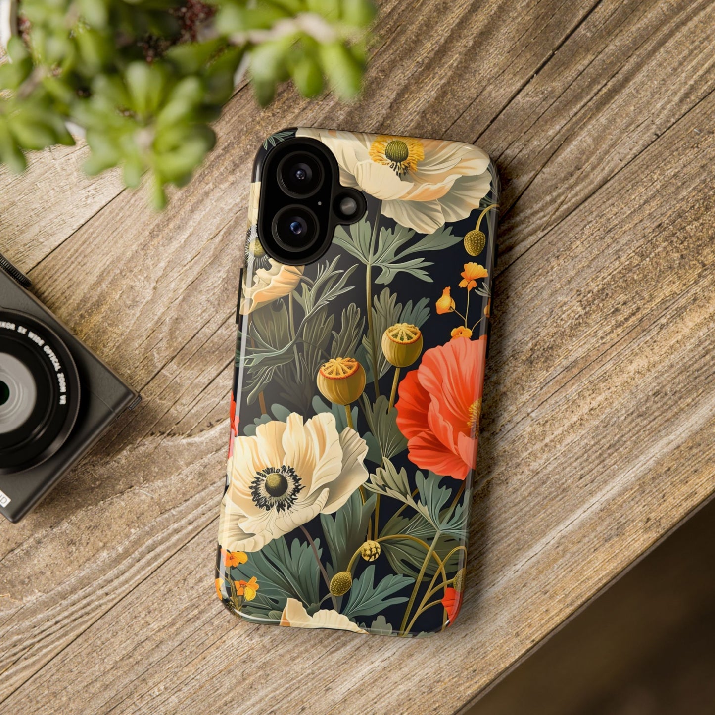 Floral Phone Case - Tough Cases with Vibrant Garden Design, Phone Accessory, Gift for Her, Spring Style, Nature Lover