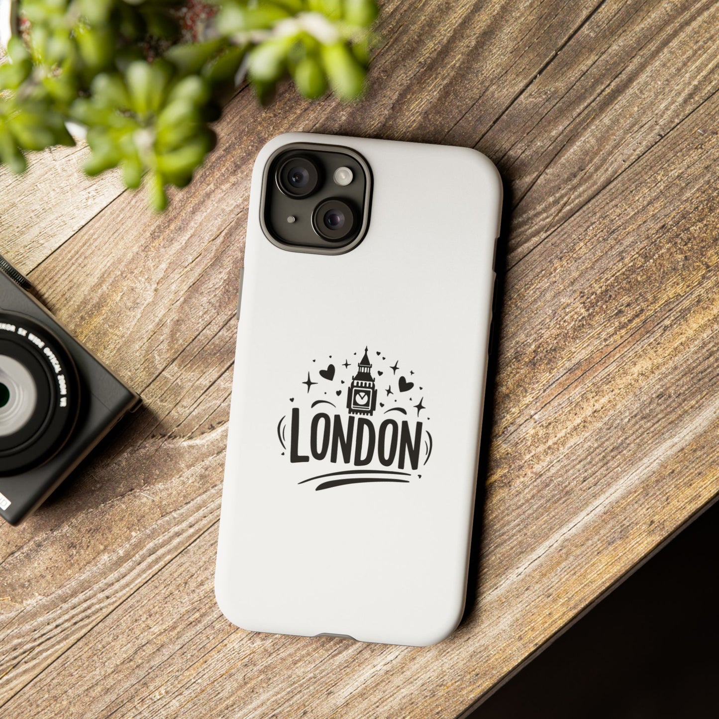 Stylish Phone Case for London Lovers, London Gift, Travel Accessory, Unique Smartphone Case, Cityscape Phone Cover