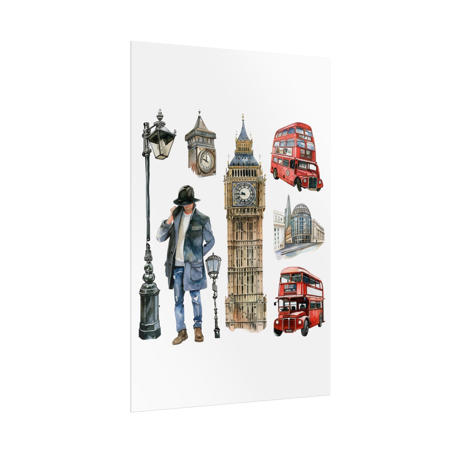 London themed Rolled Posters