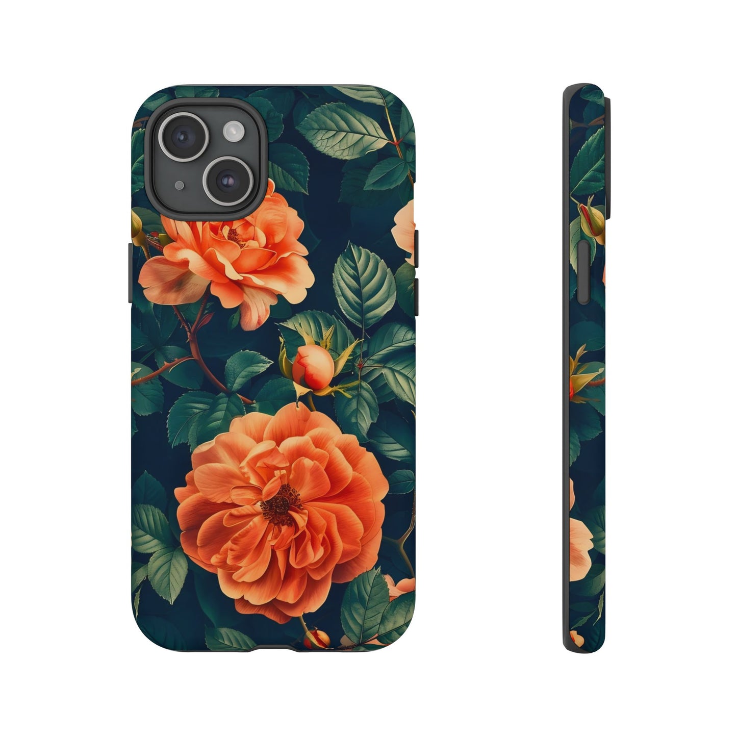 Floral Phone Case, Tough Cases for Nature Lovers, Botanical Design, Phone Protection, Gift for Her, Trending Floral Accessories