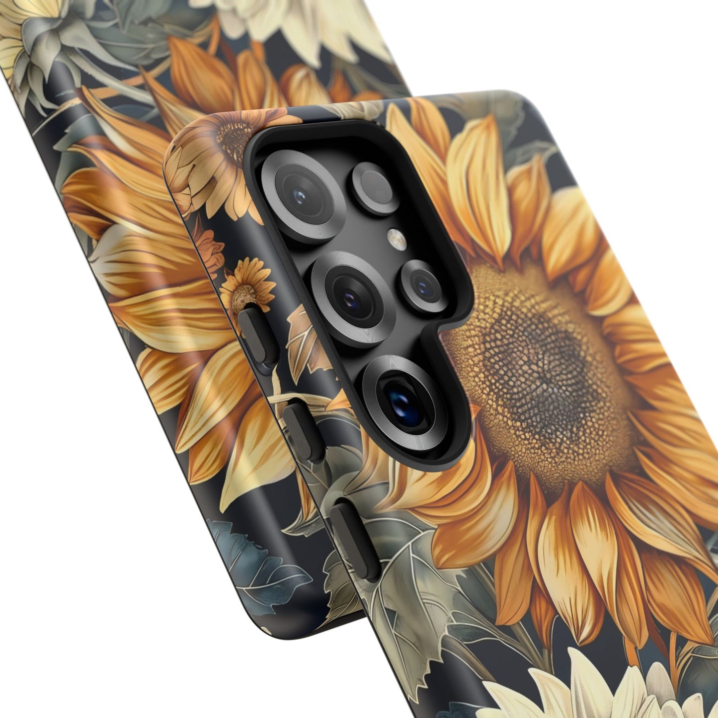 Sunflower Phone Case, Floral Tough Phone Cover, Gift for Nature Lovers, Phone Accessories, Sunflower Gifts