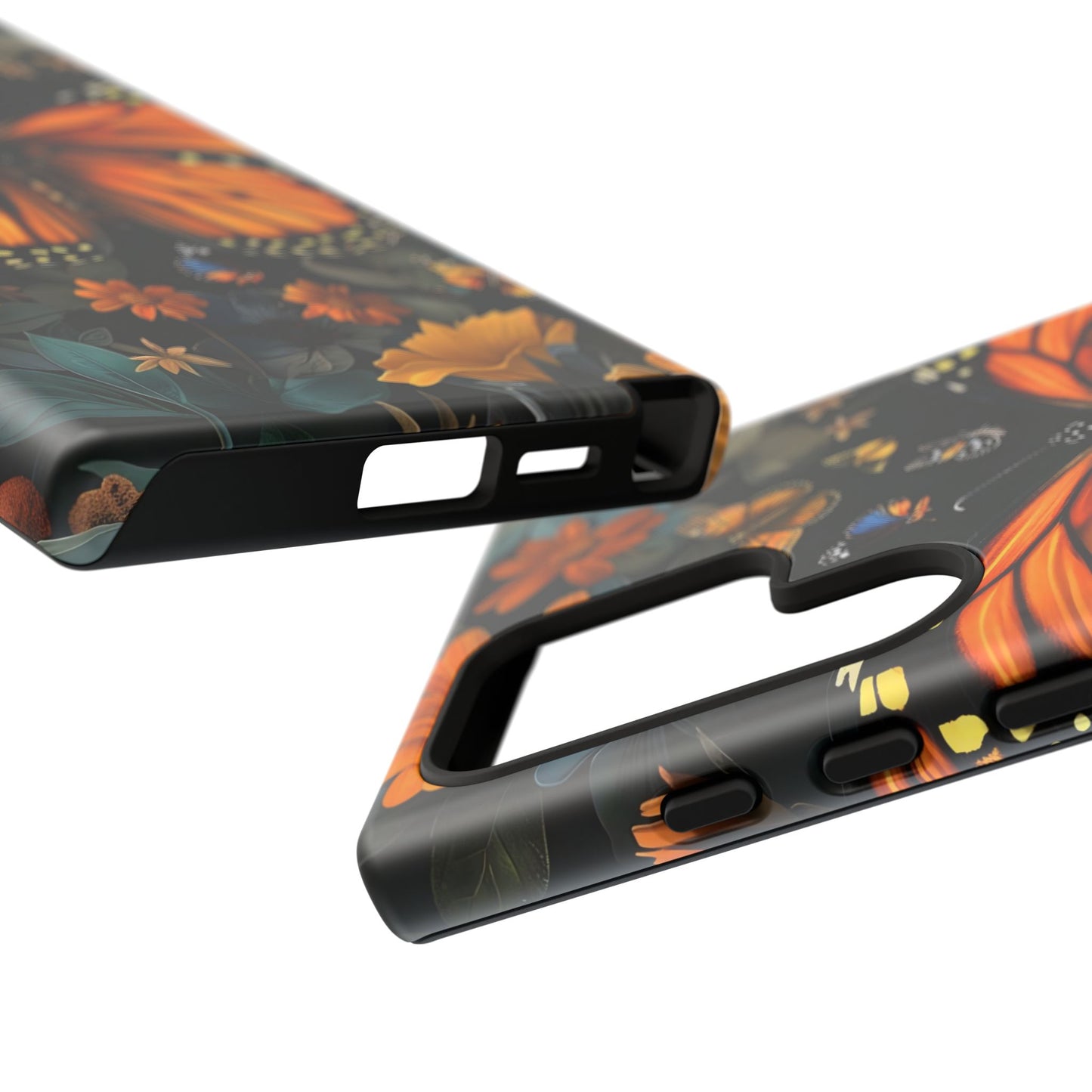 Monarch Butterfly Phone Case, Tough Cases, Nature Lover Gift, Floral Mobile Cover, Eco-Friendly Phone Accessory, Butterfly Design