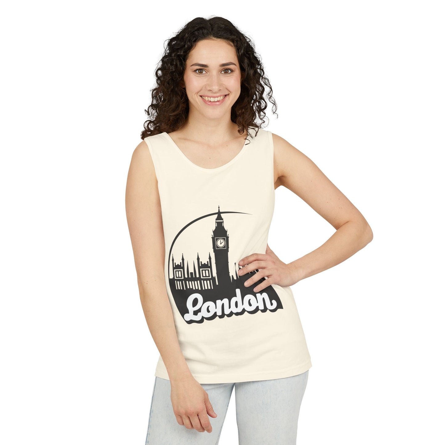 Unisex Garment-Dyed Tank Top - Stylish London