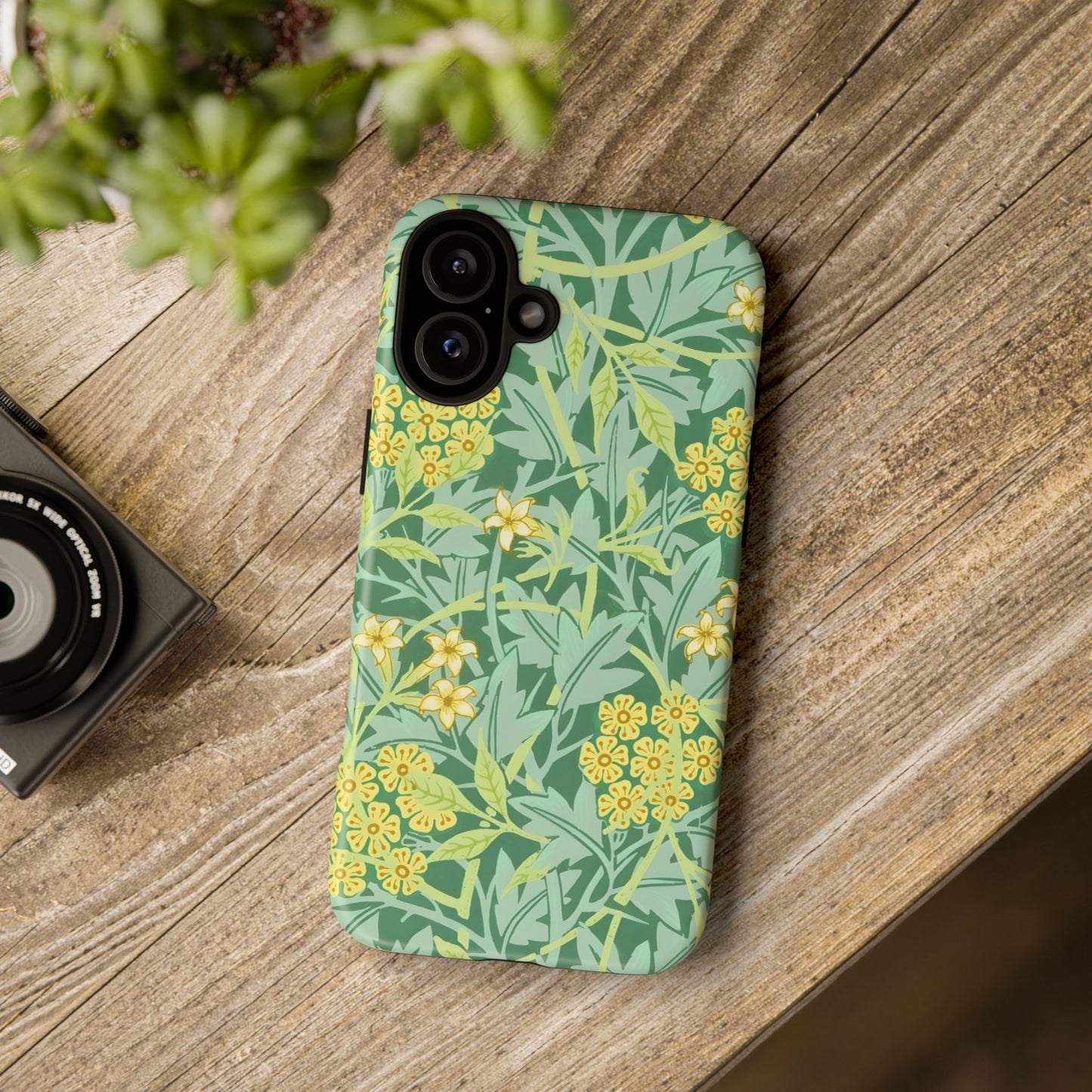 Tough Cases Organic Floral Phone Case, Stylish iPhone Cover, Eco-Friendly Gift, Nature Lover Accessory, Spring Decor, Unique Phone Protector